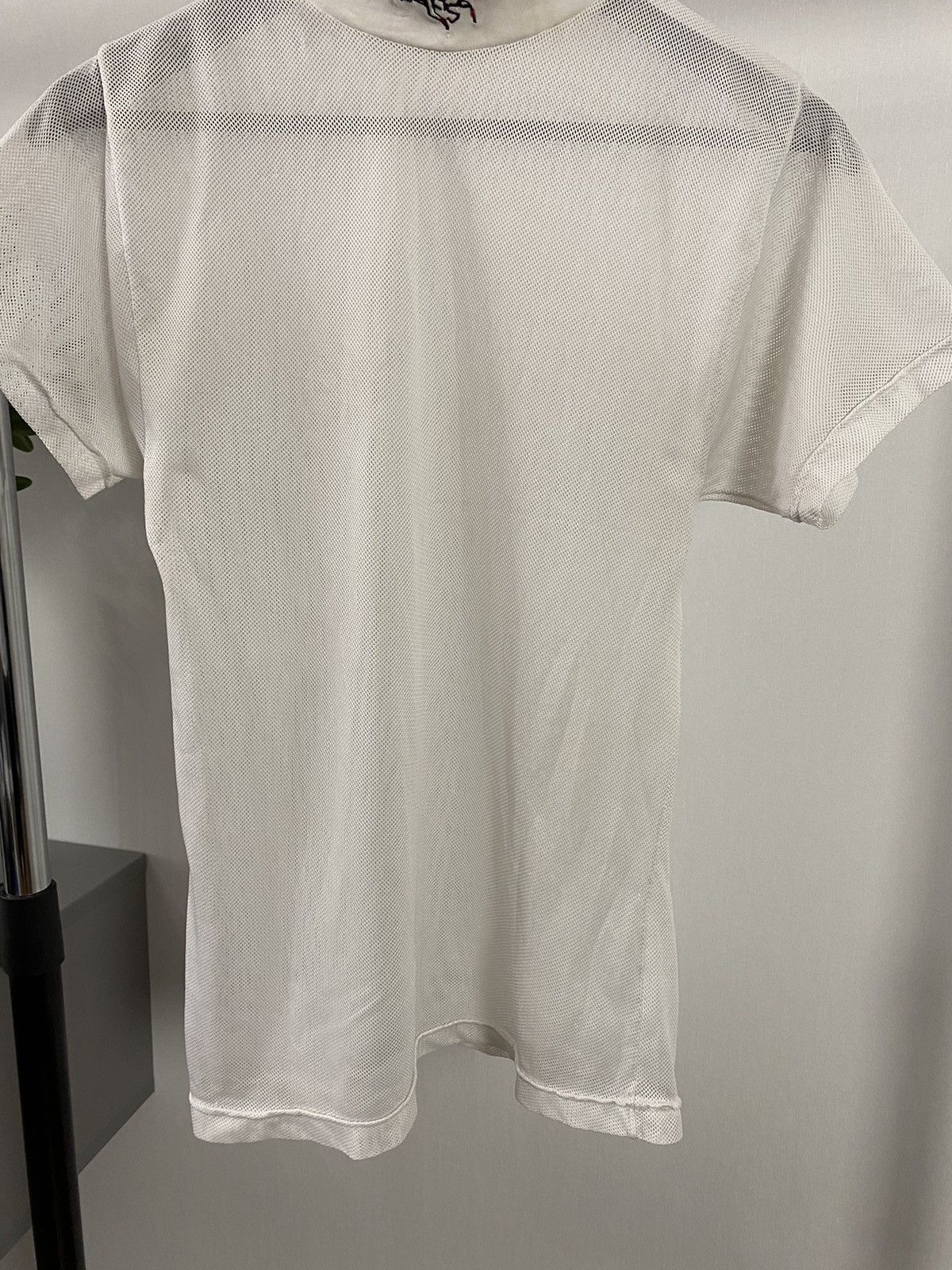 Japanese Brand × Vintage Vintage White Mesh High Neck T-shirt Size US M / EU 48-50 / 2 - 3 Thumbnail