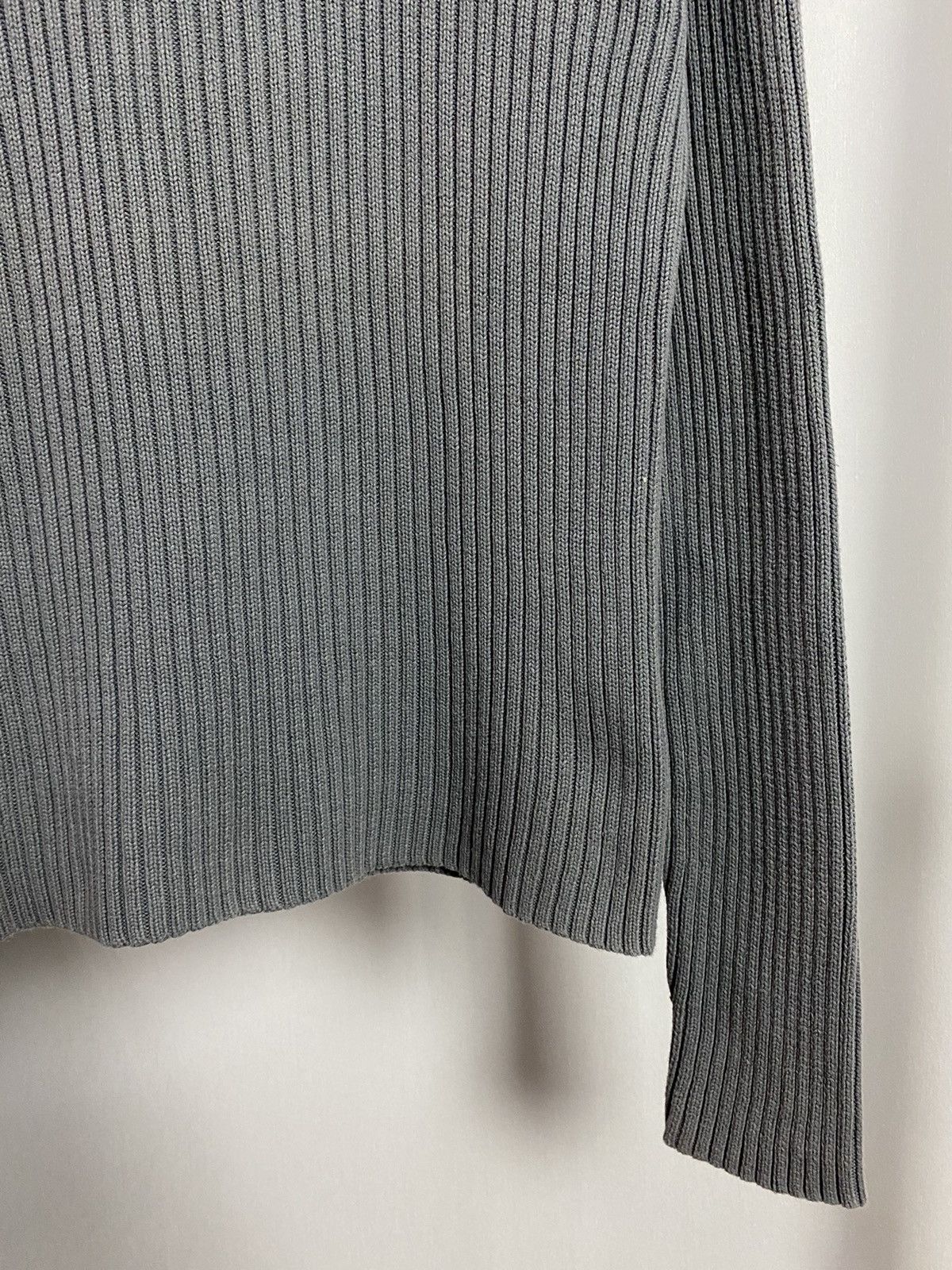 G-Star × Vintage G-Star Raw Vintage Grey Ribbed High Neck Cotton Sweater Size US M / EU 48-50 / 2 - 4 Thumbnail
