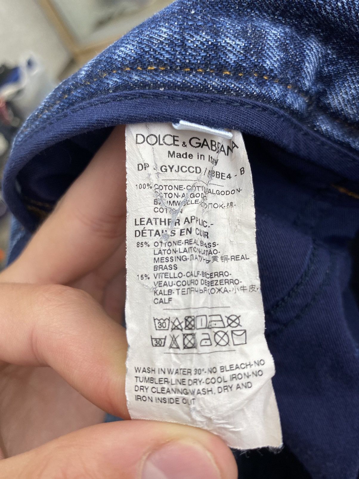 Dolce & Gabbana × Vintage Vintage Dolce&Gabbana Jeans Size US 35 - 10 Thumbnail