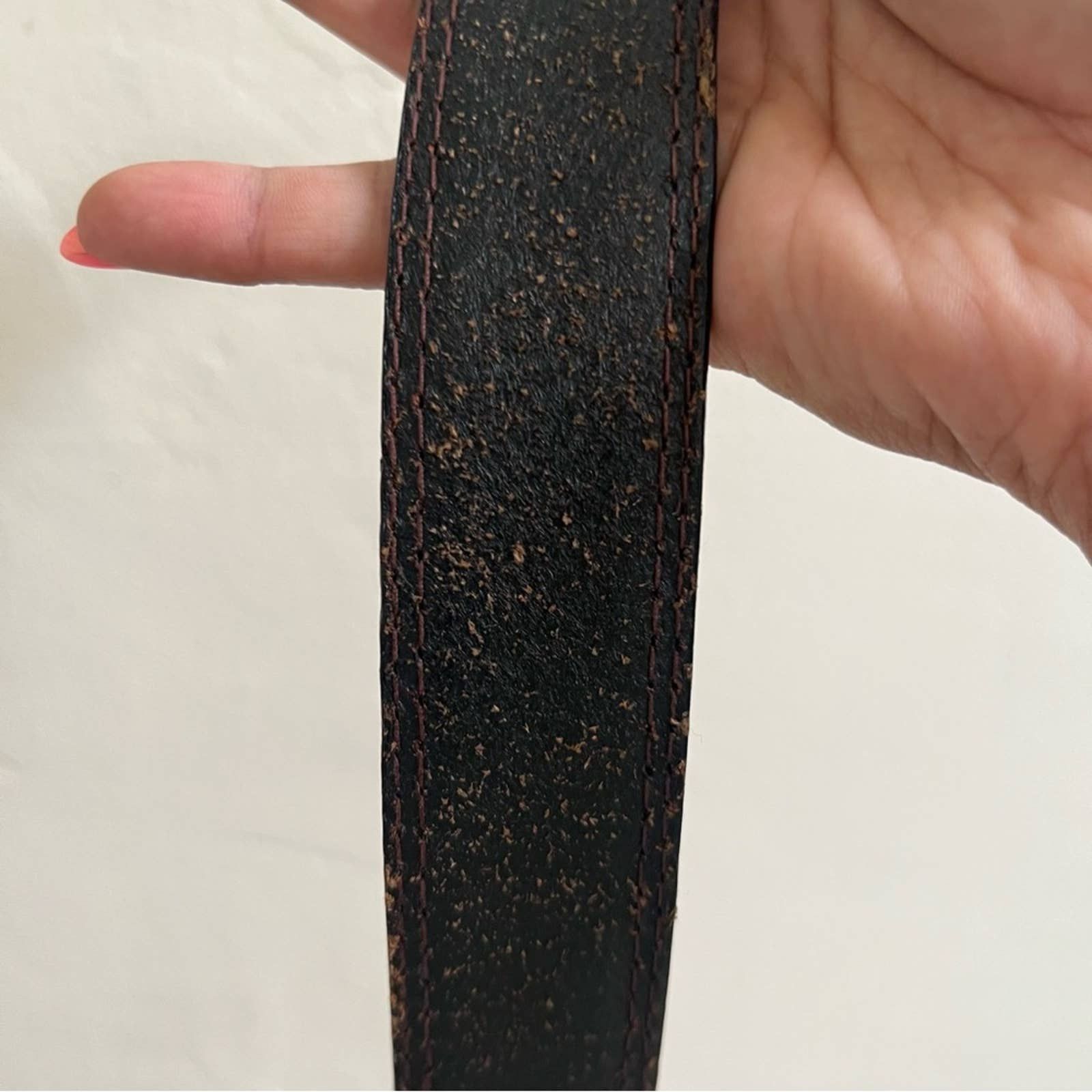 Columbia Columbia Men’s Genuine Leather Belt Brown Size Medium 34-36 Size 34 - 7 Thumbnail
