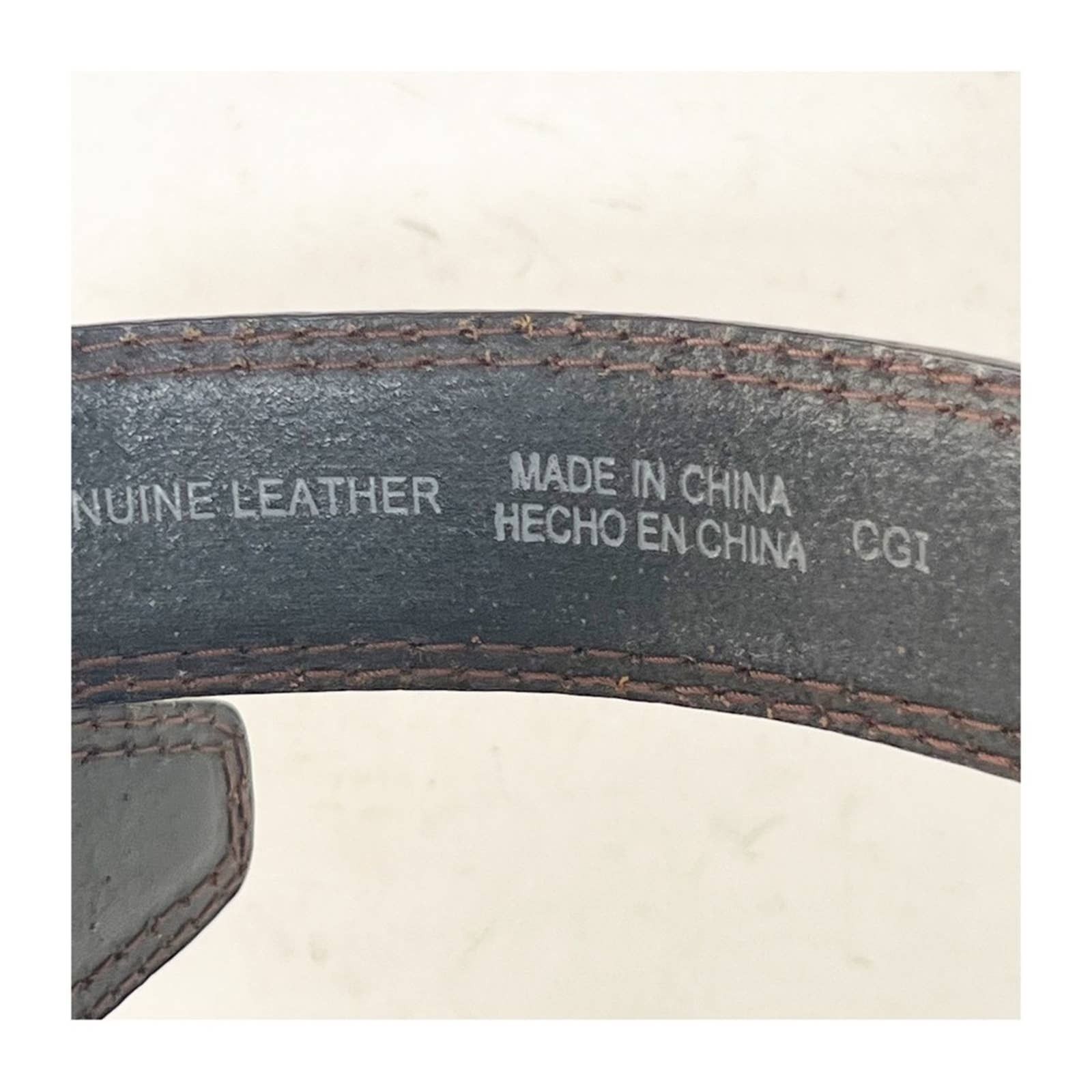 Columbia Columbia Men’s Genuine Leather Belt Brown Size Medium 34-36 Size 34 - 8 Thumbnail