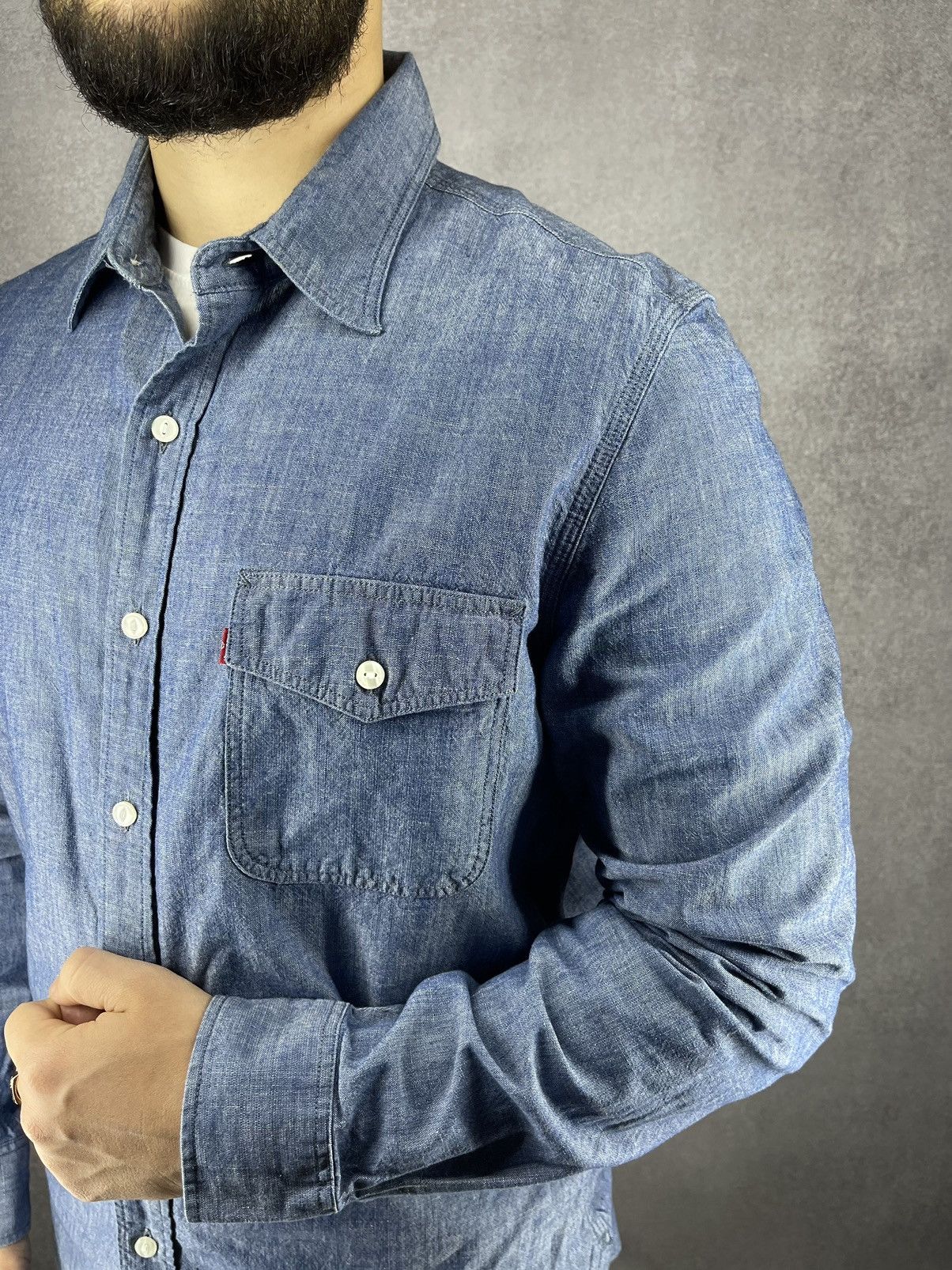 Levi's Mens Levis Denim Shirt size M Size US M / EU 48-50 / 2 - 3 Thumbnail