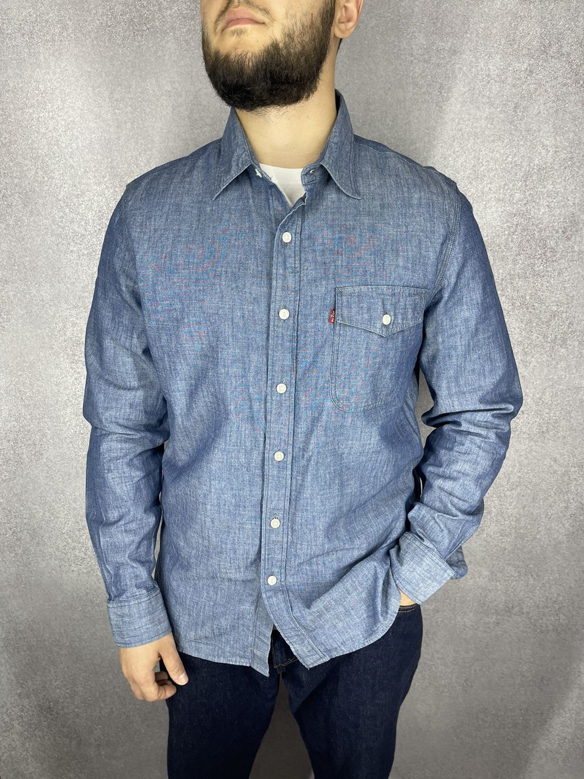 Levi's Mens Levis Denim Shirt size M Size US M / EU 48-50 / 2 - 2 Thumbnail