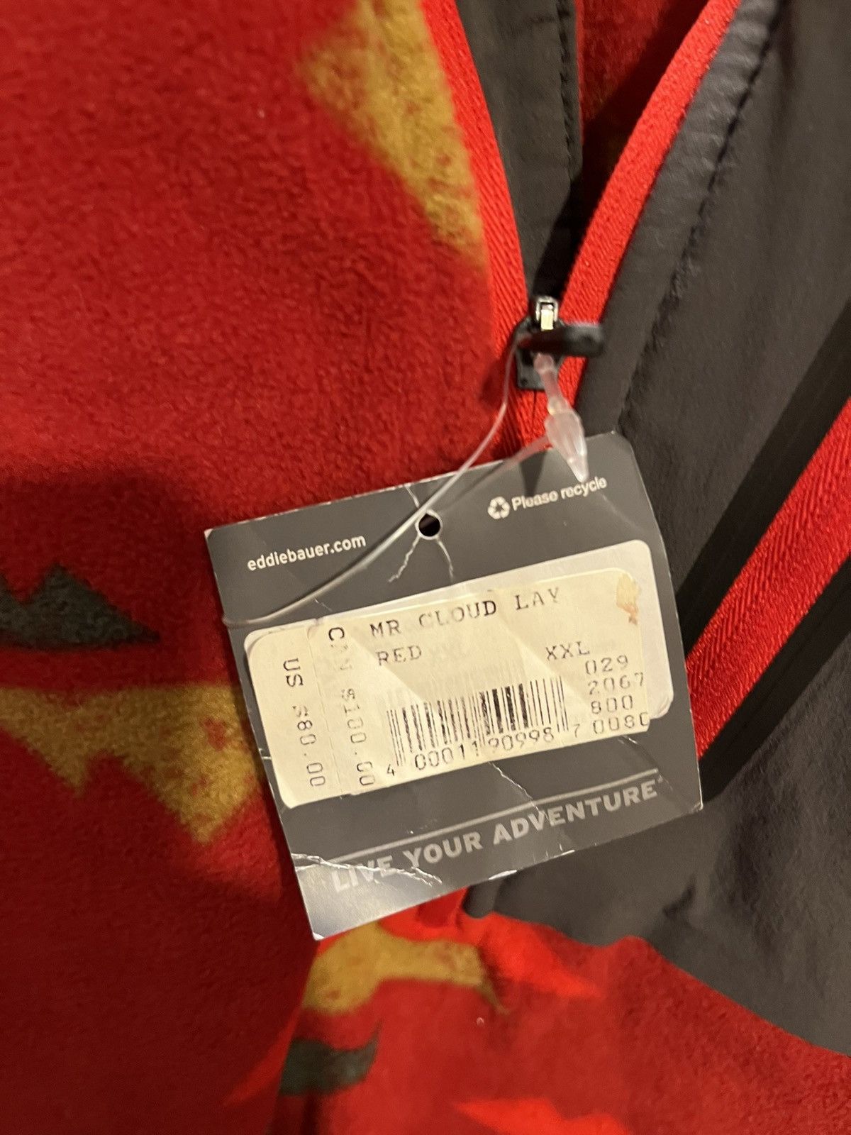 Eddie Bauer Red Eddie Bauer 1/2 Zip Sherpa Size US XXL / EU 58 / 5 - 5 Thumbnail