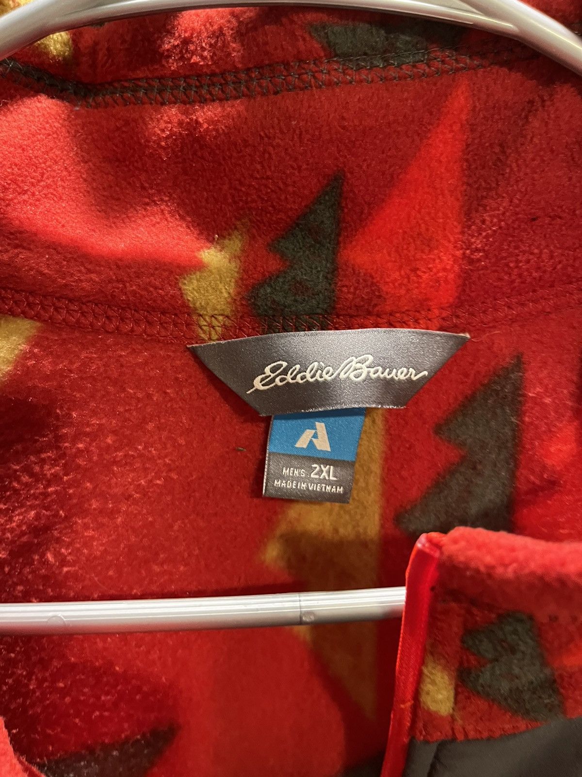 Eddie Bauer Red Eddie Bauer 1/2 Zip Sherpa Size US XXL / EU 58 / 5 - 4 Thumbnail