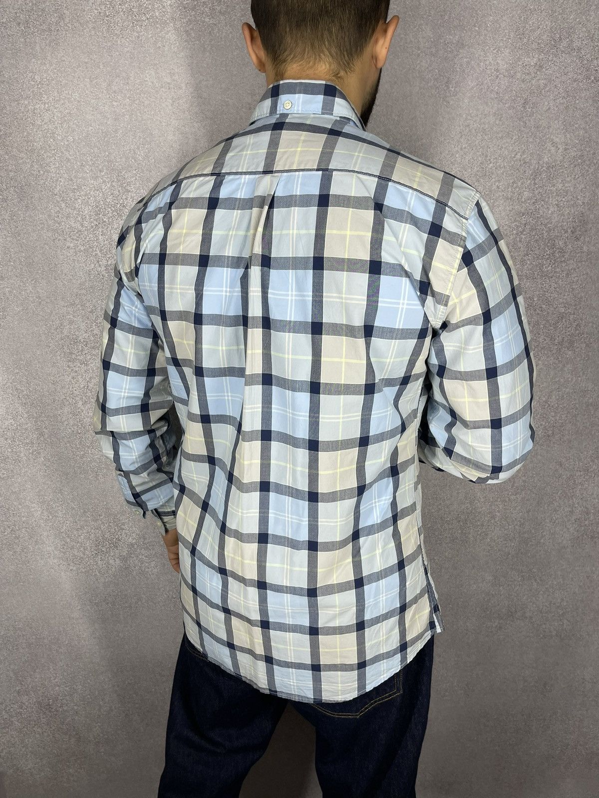 Barbour Mens Barbour Burnside Shirt Into a Cage size L Size US L / EU 52-54 / 3 - 4 Thumbnail
