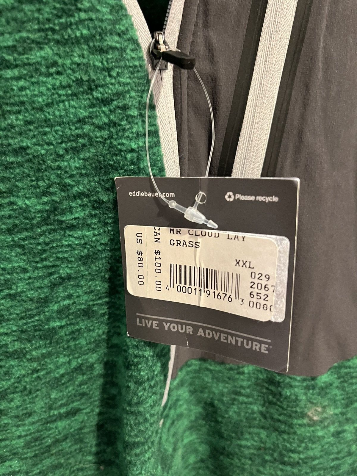 Eddie Bauer Green Eddie Bauer 1/4 Zip Sherpa Size US XXL / EU 58 / 5 - 5 Thumbnail