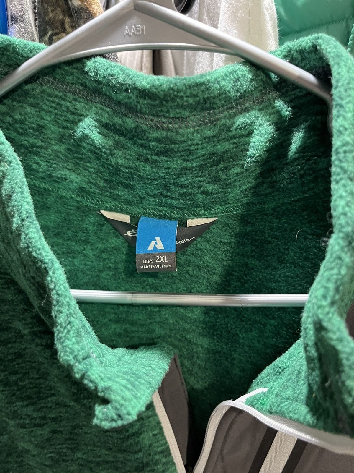 Eddie Bauer Green Eddie Bauer 1/4 Zip Sherpa Size US XXL / EU 58 / 5 - 4 Thumbnail