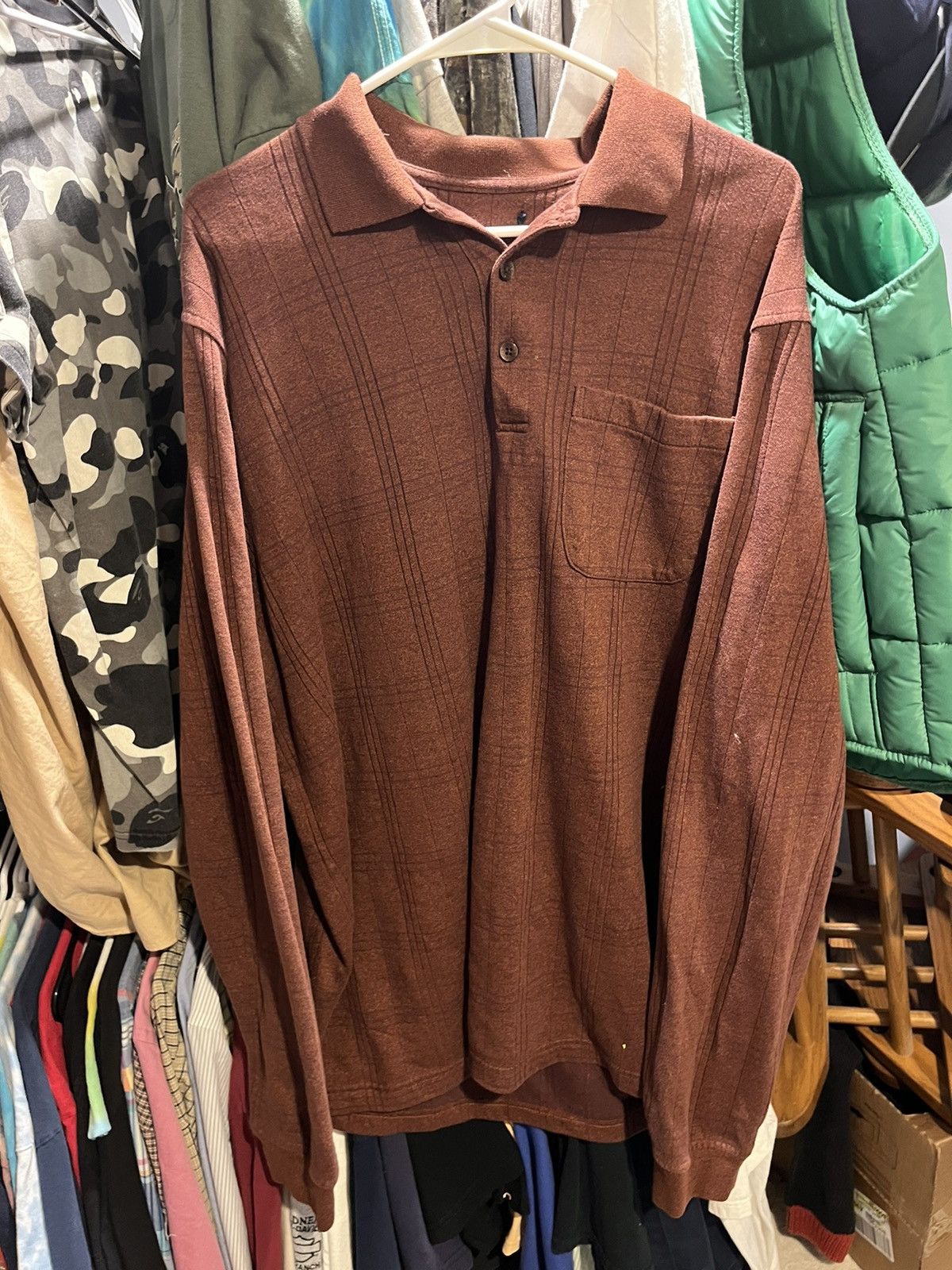 Vintage 90s Collard Ruby Shirt Size US XXL / EU 58 / 5 - 1 Thumbnail
