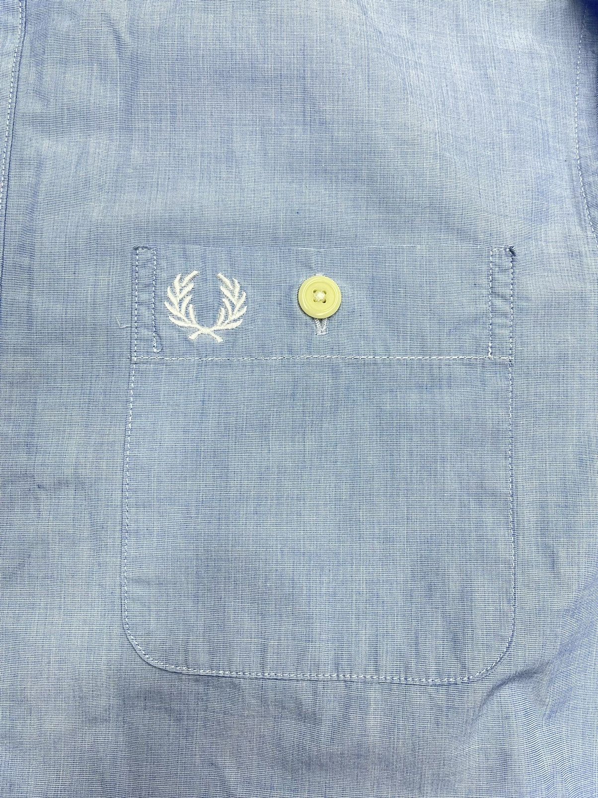 Fred Perry × Vintage Mens Blue Shirt Fred Perry size S Size US S / EU 44-46 / 1 - 4 Thumbnail