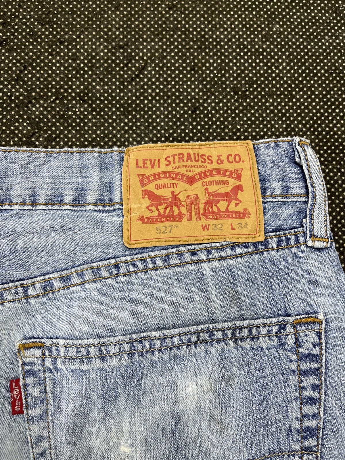 Levi's × Vintage Vintage Levis 527 Distressed Flare Jeans - J541 Size US 33 - 11 Thumbnail