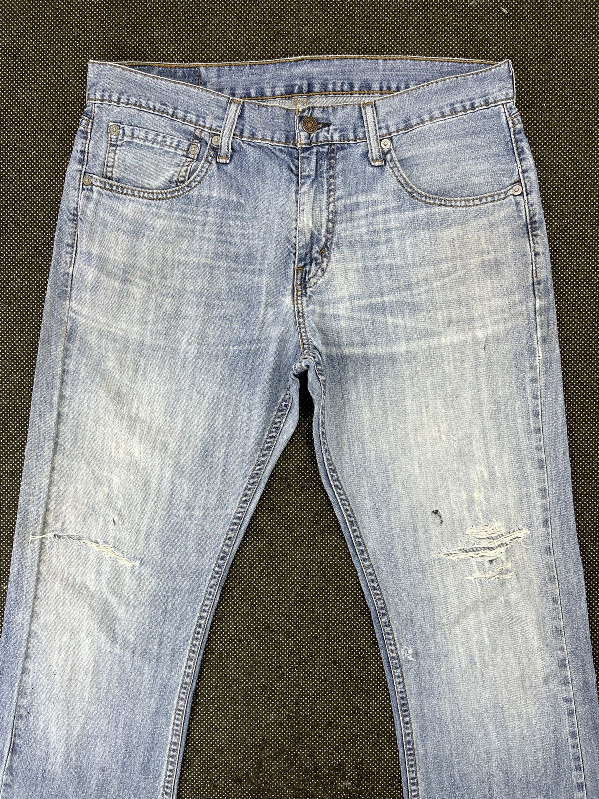 Levi's × Vintage Vintage Levis 527 Distressed Flare Jeans - J541 Size US 33 - 3 Thumbnail