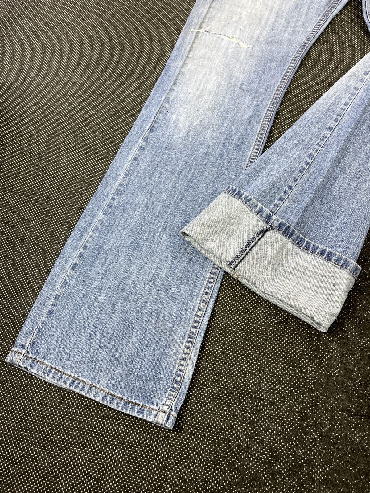 Levi's × Vintage Vintage Levis 527 Distressed Flare Jeans - J541 Size US 33 - 7 Thumbnail