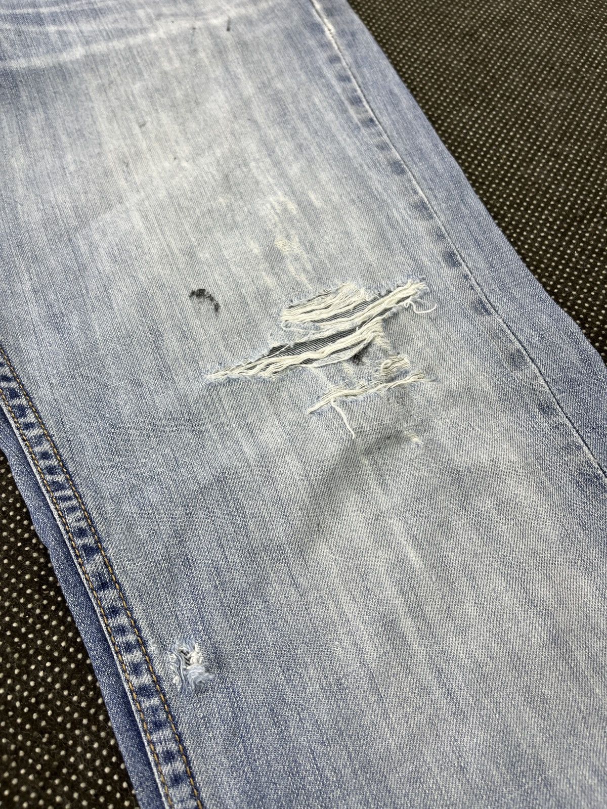 Levi's × Vintage Vintage Levis 527 Distressed Flare Jeans - J541 Size US 33 - 5 Thumbnail
