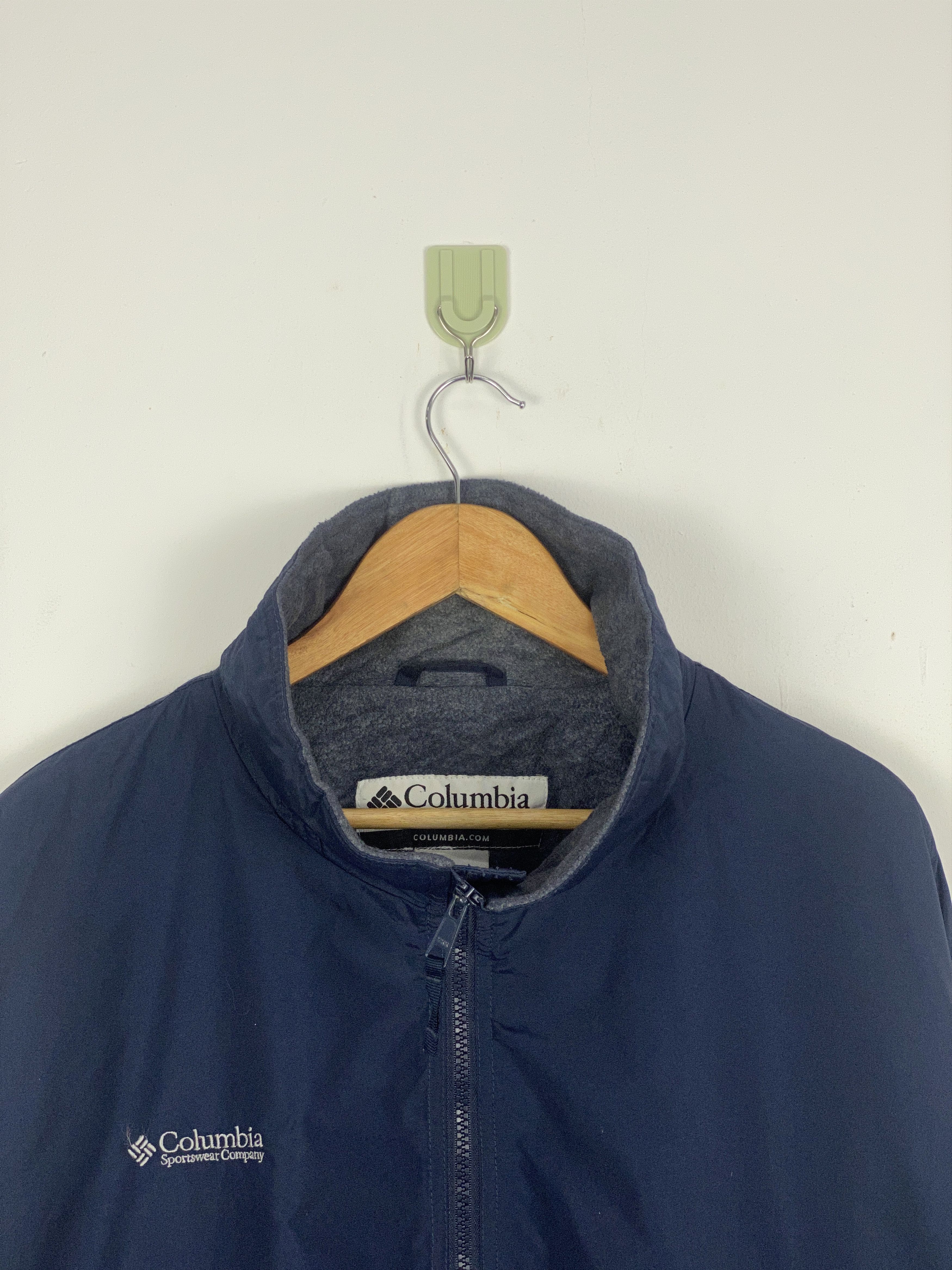 Columbia Vintage Columbia Zipper Ups Bomber Jacket Blue AH0078 Size US L / EU 52-54 / 3 - 2 Thumbnail