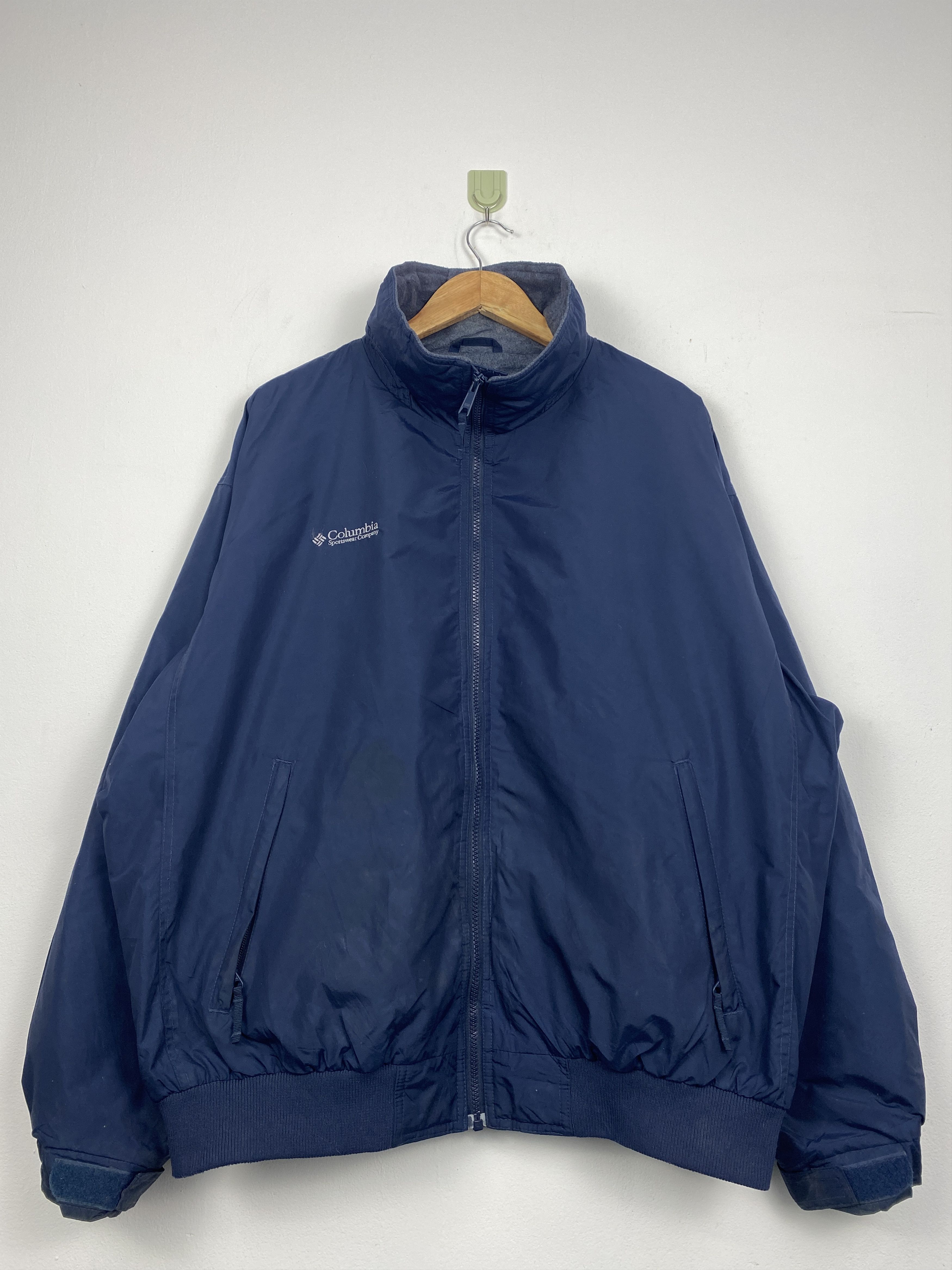 Columbia Vintage Columbia Zipper Ups Bomber Jacket Blue AH0078 Size US L / EU 52-54 / 3 - 1 Thumbnail