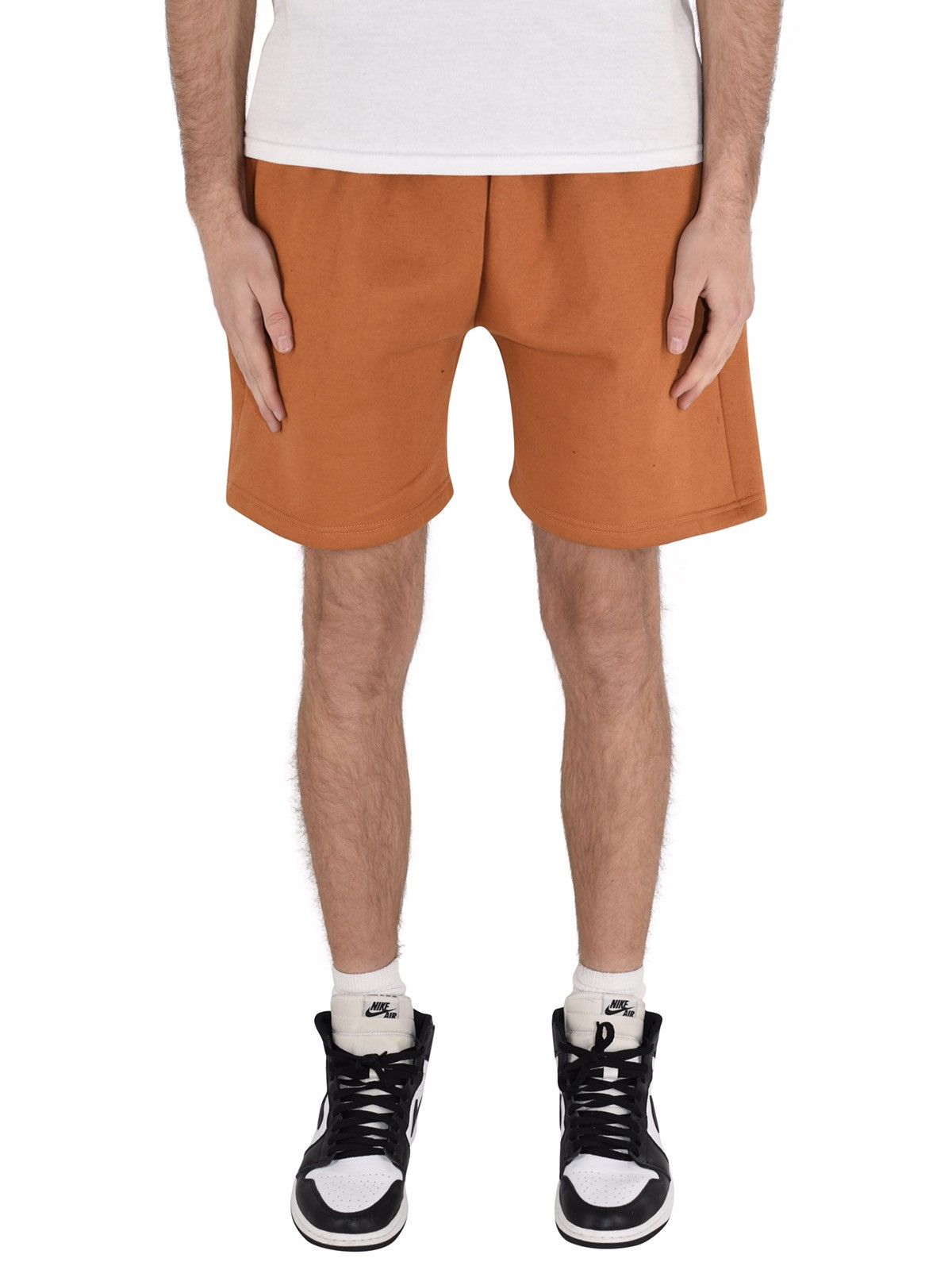 Vintage Fleece Sweat Shorts Burnt Orange Xs Size US 26 / EU 42 - 5 Thumbnail
