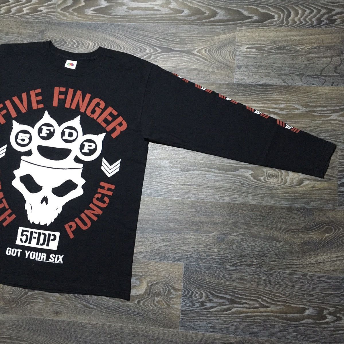 Band Tees FIVE FINGER DEATH PUNCH “Got Your Six” 2015 Longsleeve Shirt Size US M / EU 48-50 / 2 - 2 Thumbnail