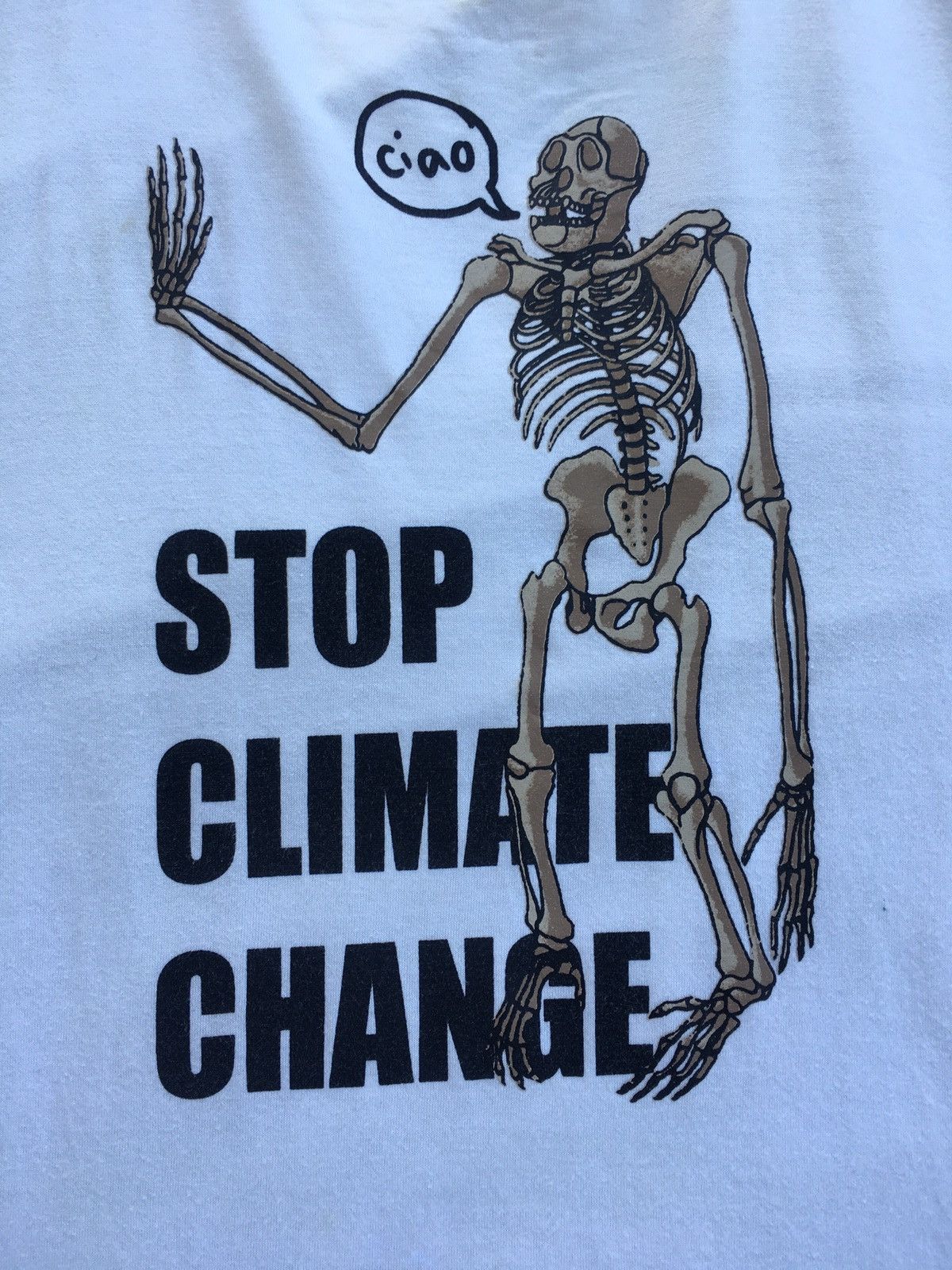 Vivienne Westwood Rare Vintage Vivienne Westwood Stop Climate Change Tshirt Size US XL / EU 56 / 4 - 6 Thumbnail