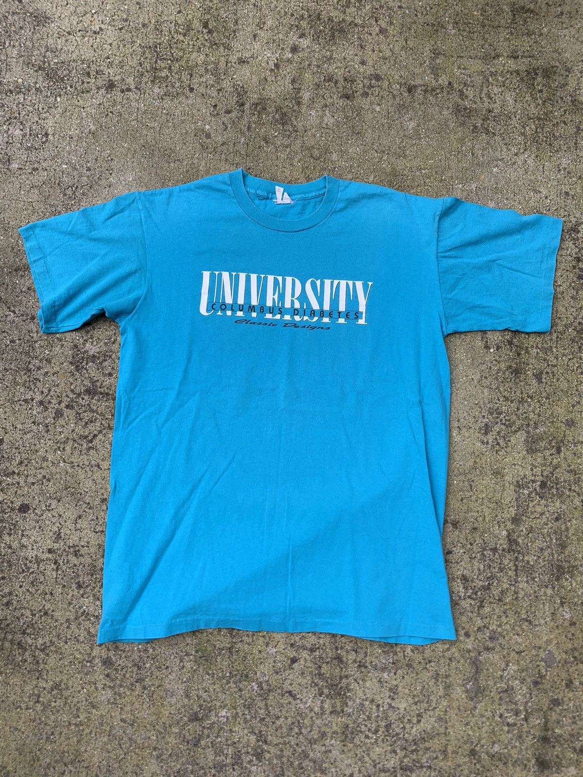 Vintage Vintage University of Columbus Single Stitch T Shirt Size US L / EU 52-54 / 3 - 1 Thumbnail