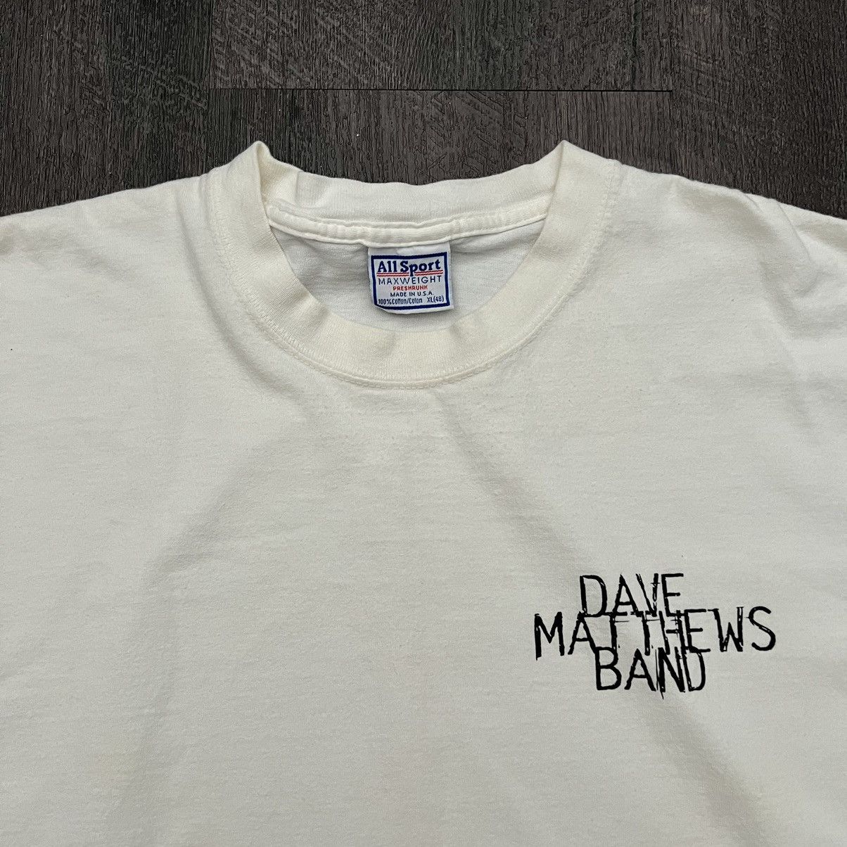 Band Tees × Vintage VTG 90s Dave Matthews Band Dancing Nannies Single Stitch Tee Size US XL / EU 56 / 4 - 4 Thumbnail