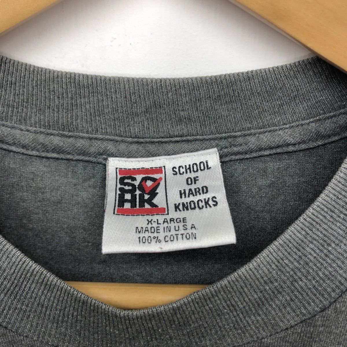 Other SCHOOL OF HARD KNOCKS Crew Neck T Shirt #1071-37 Size US XL / EU 56 / 4 - 4 Thumbnail