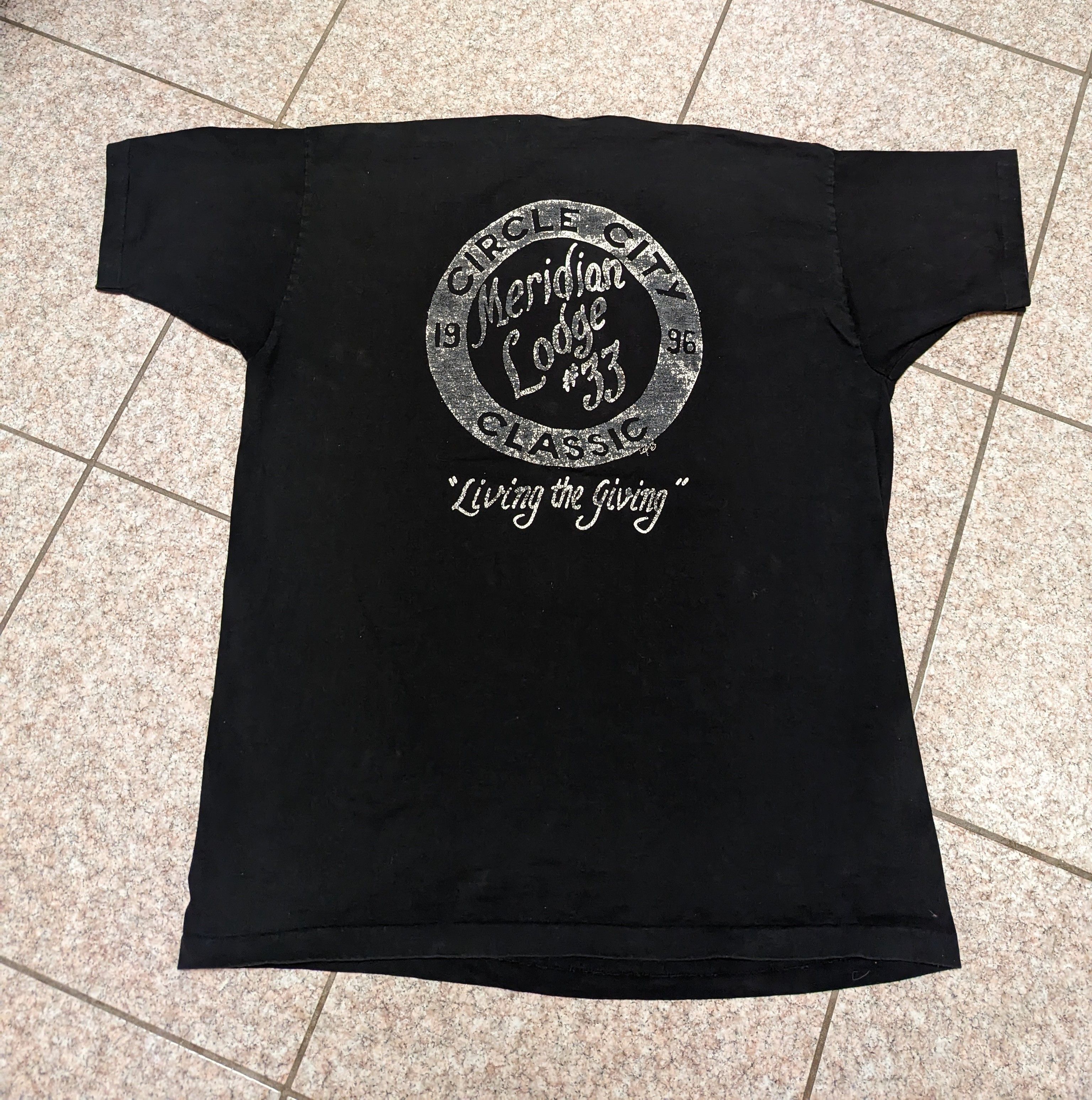 Fruit Of The Loom Vintage 1996 Circle City Classic Double Sided Tee Size US XXL / EU 58 / 5 - 4 Thumbnail