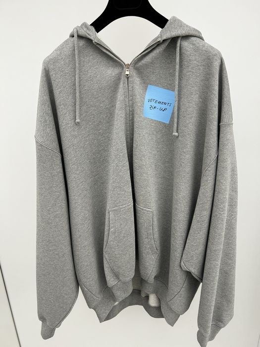 Vetements Vetements oversized zip up hoodie | Grailed