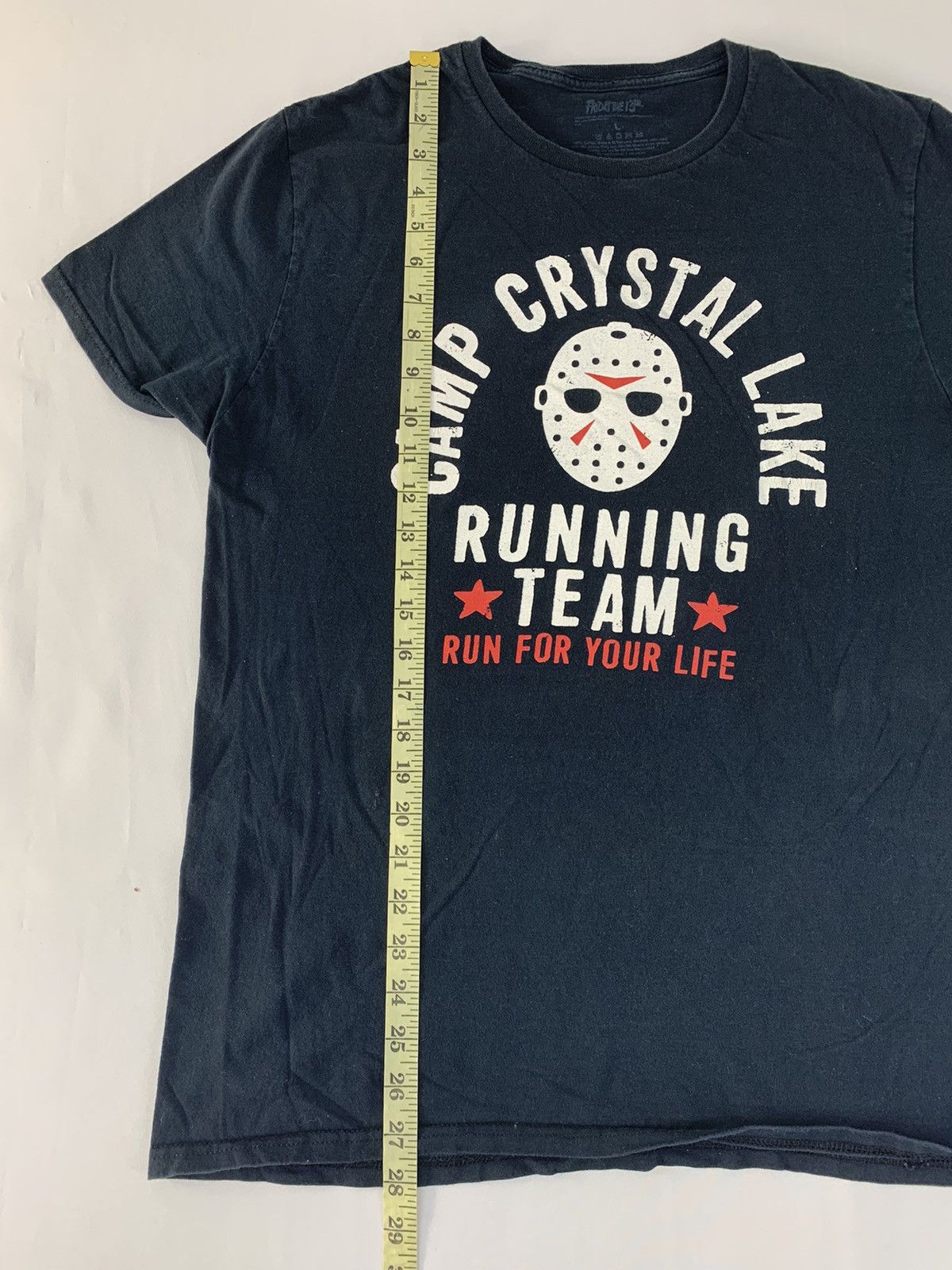 Vintage Friday The 13th Camp Crystal Lake Running Printed Tee Size US L / EU 52-54 / 3 - 7 Thumbnail