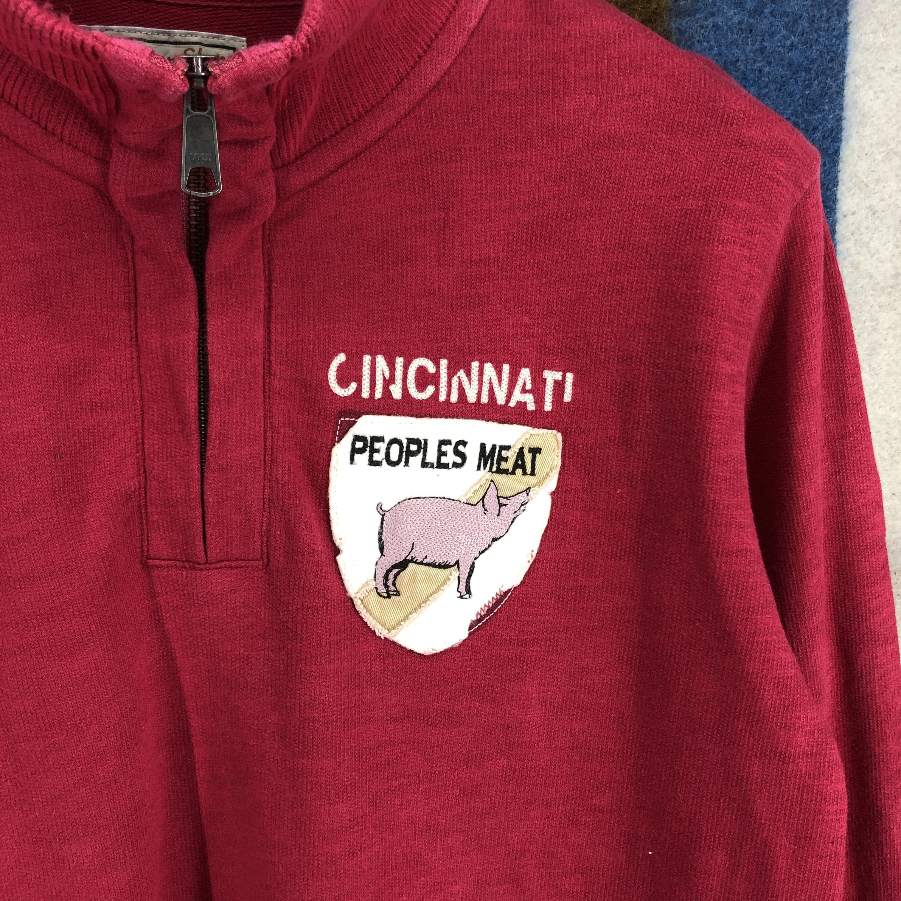 Uniqlo CINCINNATI PEOPLES MEAT by AMERICAN SHOP Sweatshirt #2751-99 Size US L / EU 52-54 / 3 - 2 Thumbnail