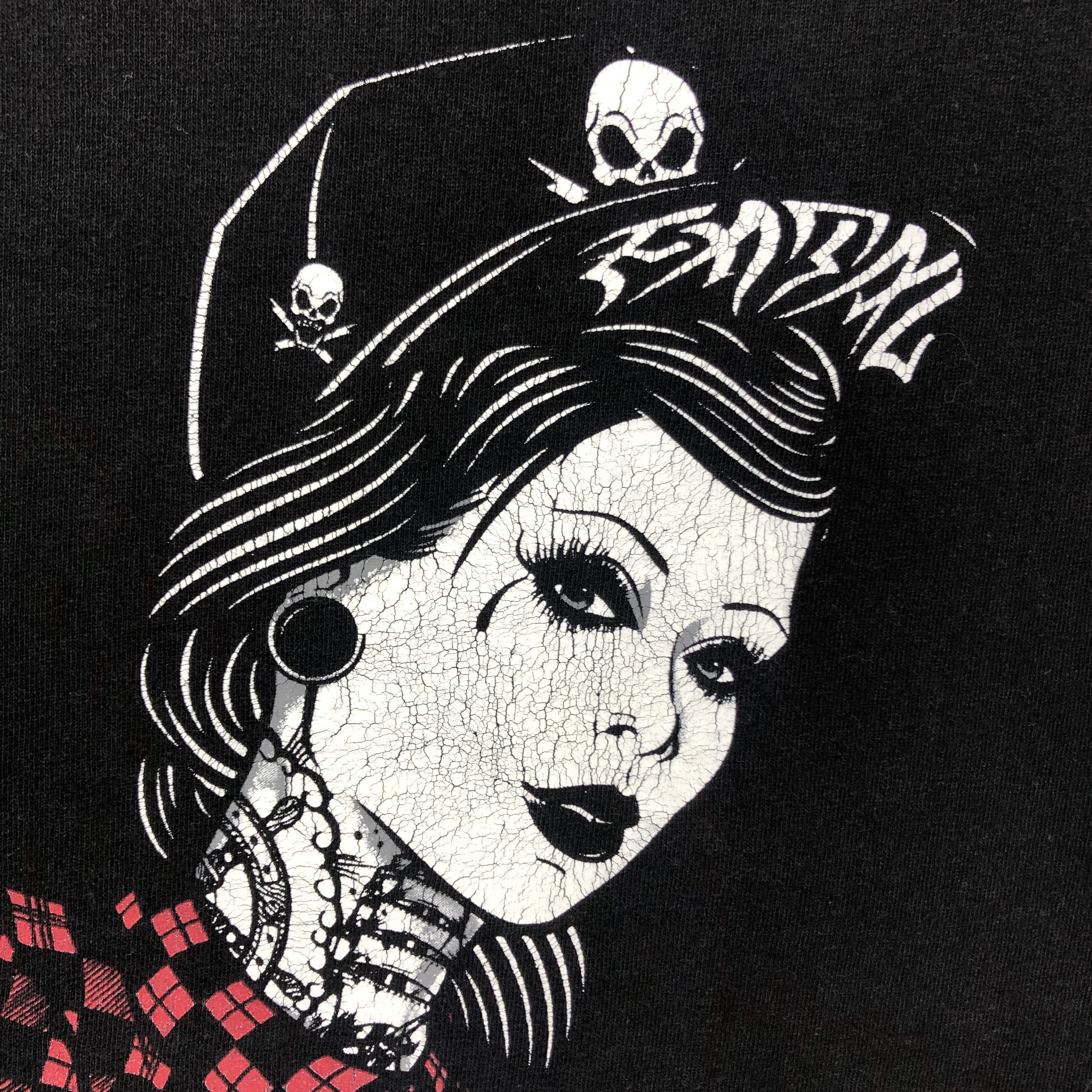 Japanese Brand FATAL PUNK GIRL Crew Neck T Shirt #1270-44 Size US XL / EU 56 / 4 - 4 Thumbnail