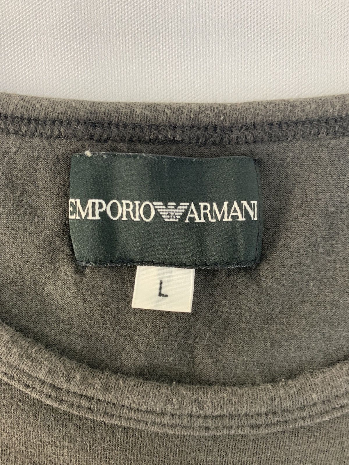 Emporio Armani GA Emporio Armani Crewneck Spell Out Printed Tee Size US S / EU 44-46 / 1 - 5 Thumbnail