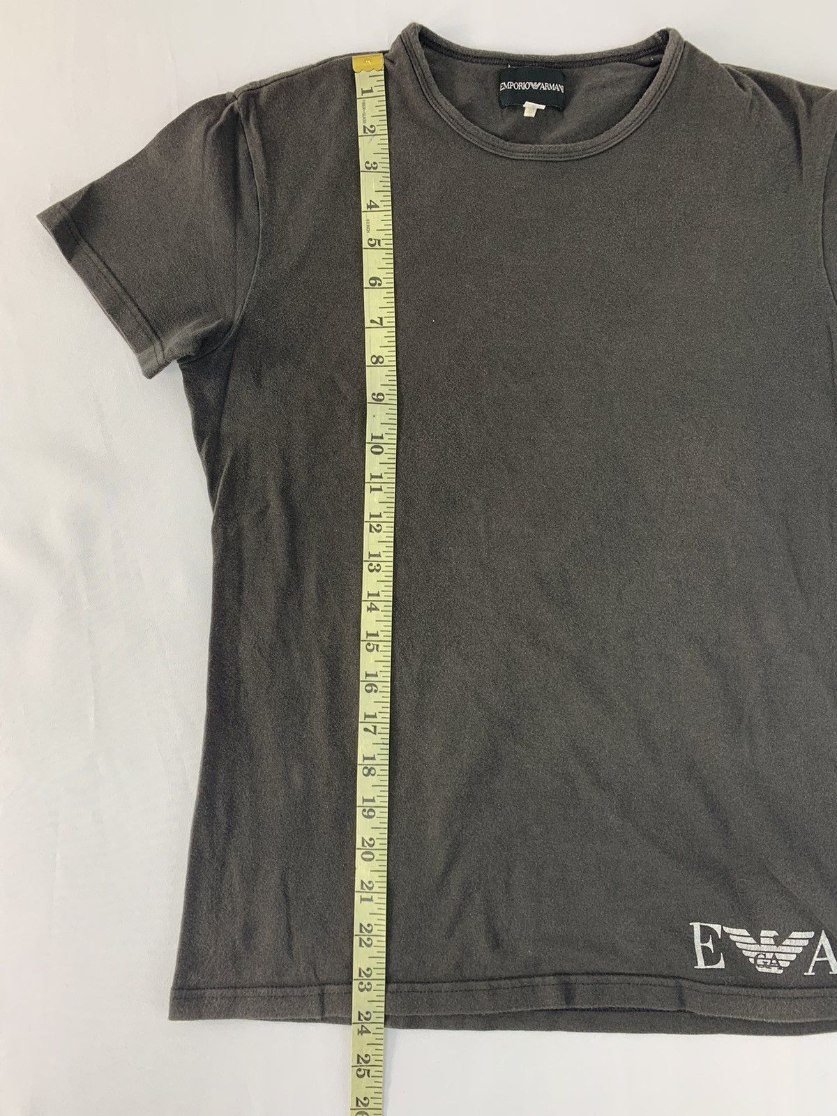 Emporio Armani GA Emporio Armani Crewneck Spell Out Printed Tee Size US S / EU 44-46 / 1 - 10 Thumbnail