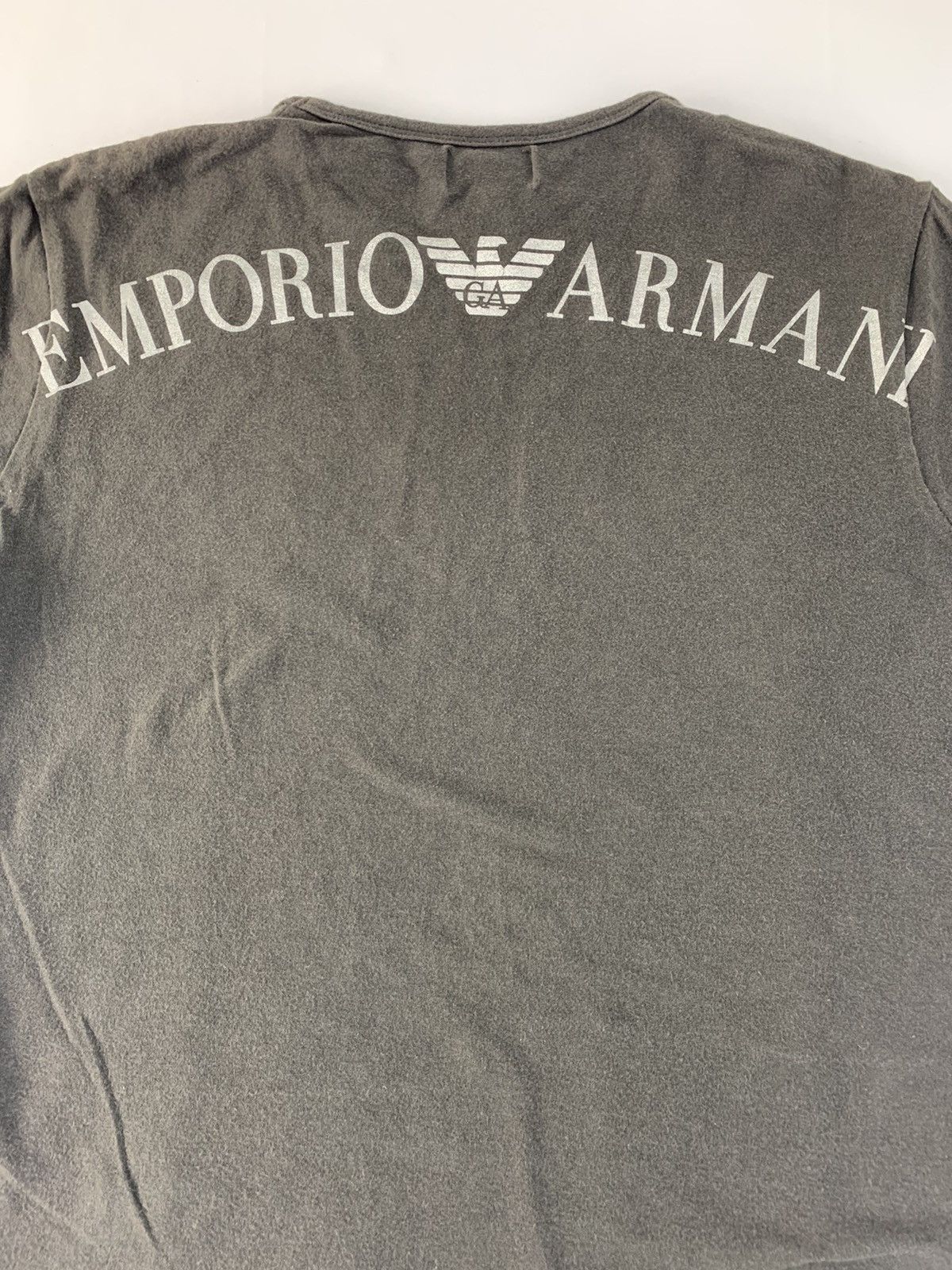 Emporio Armani GA Emporio Armani Crewneck Spell Out Printed Tee Size US S / EU 44-46 / 1 - 4 Thumbnail