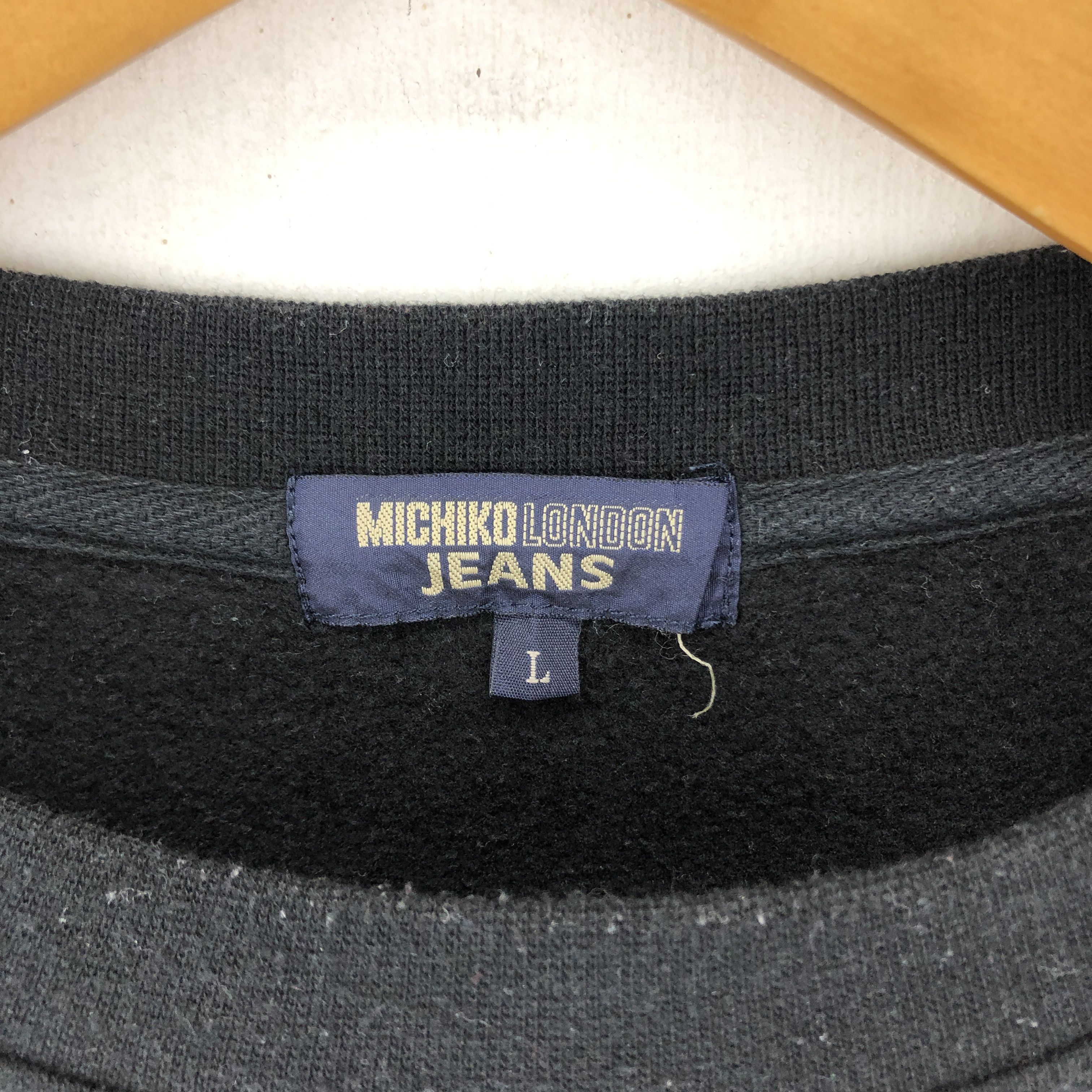 Michiko Koshino London MICHIKO LONDON JEANS Crew Neck Sweatshirt #1935-57 Size US M / EU 48-50 / 2 - 3 Thumbnail