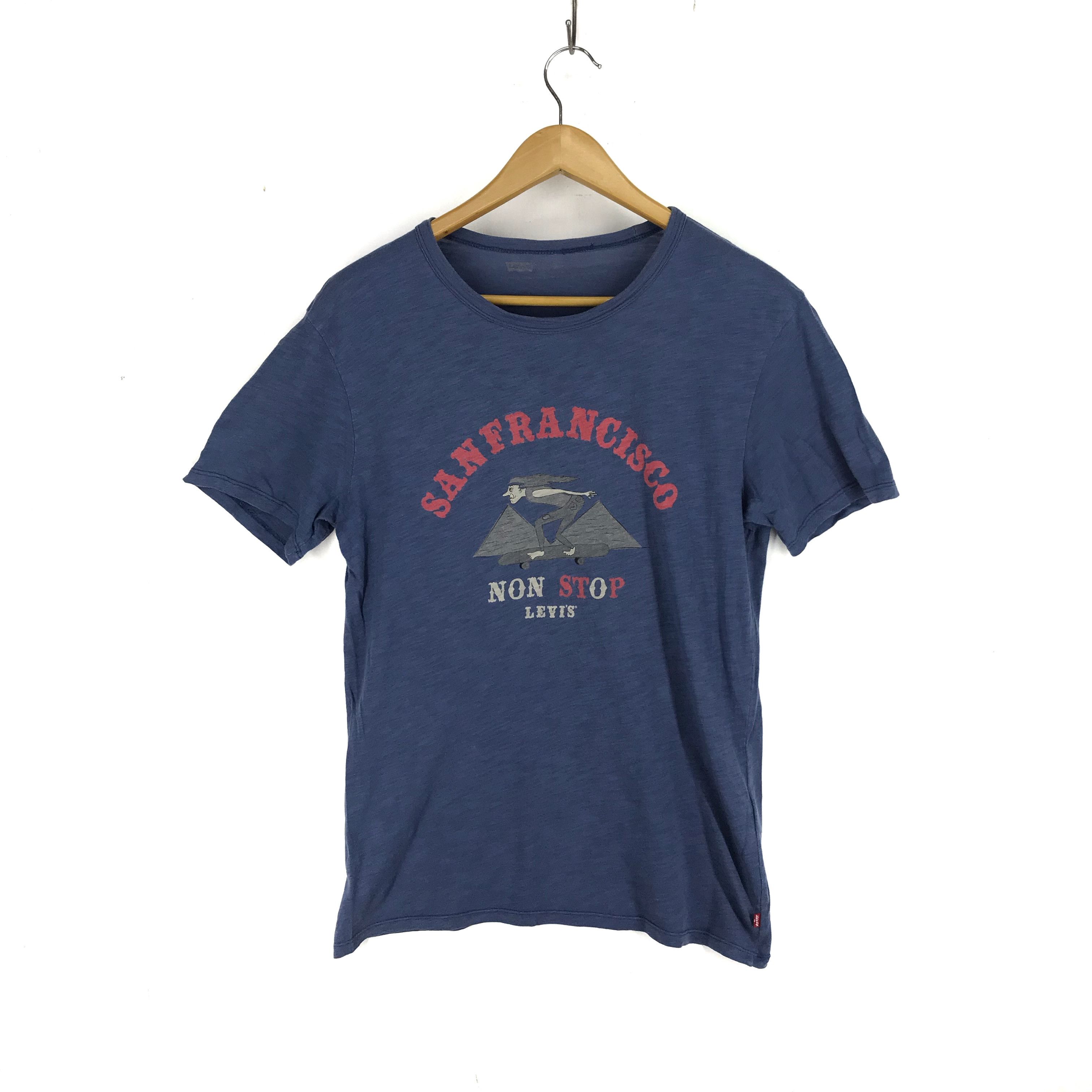 Levi's San Francisco Non Stop by LEVIS Crew Neck T Shirt #2347-81 Size US S / EU 44-46 / 1 - 1 Thumbnail