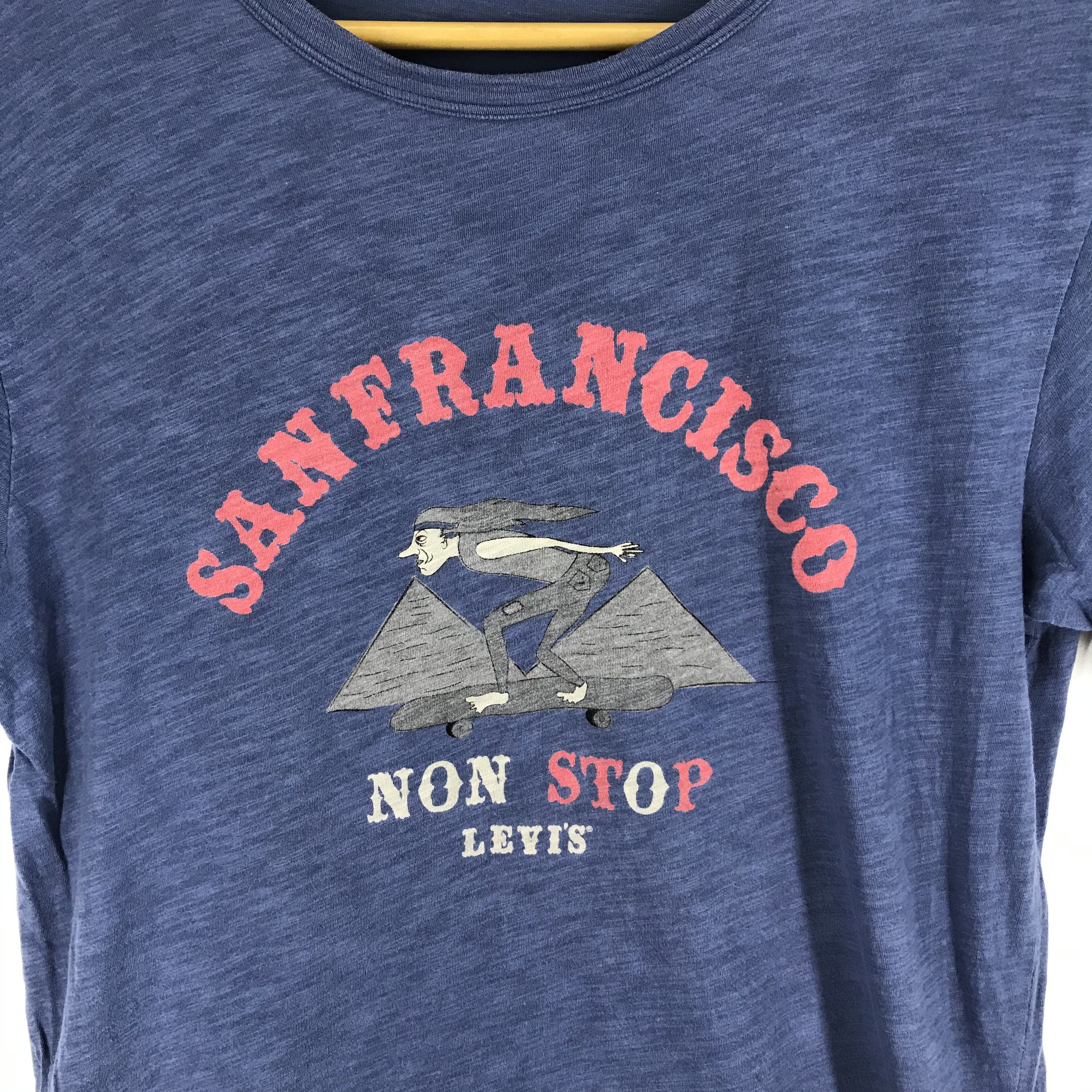Levi's San Francisco Non Stop by LEVIS Crew Neck T Shirt #2347-81 Size US S / EU 44-46 / 1 - 2 Thumbnail