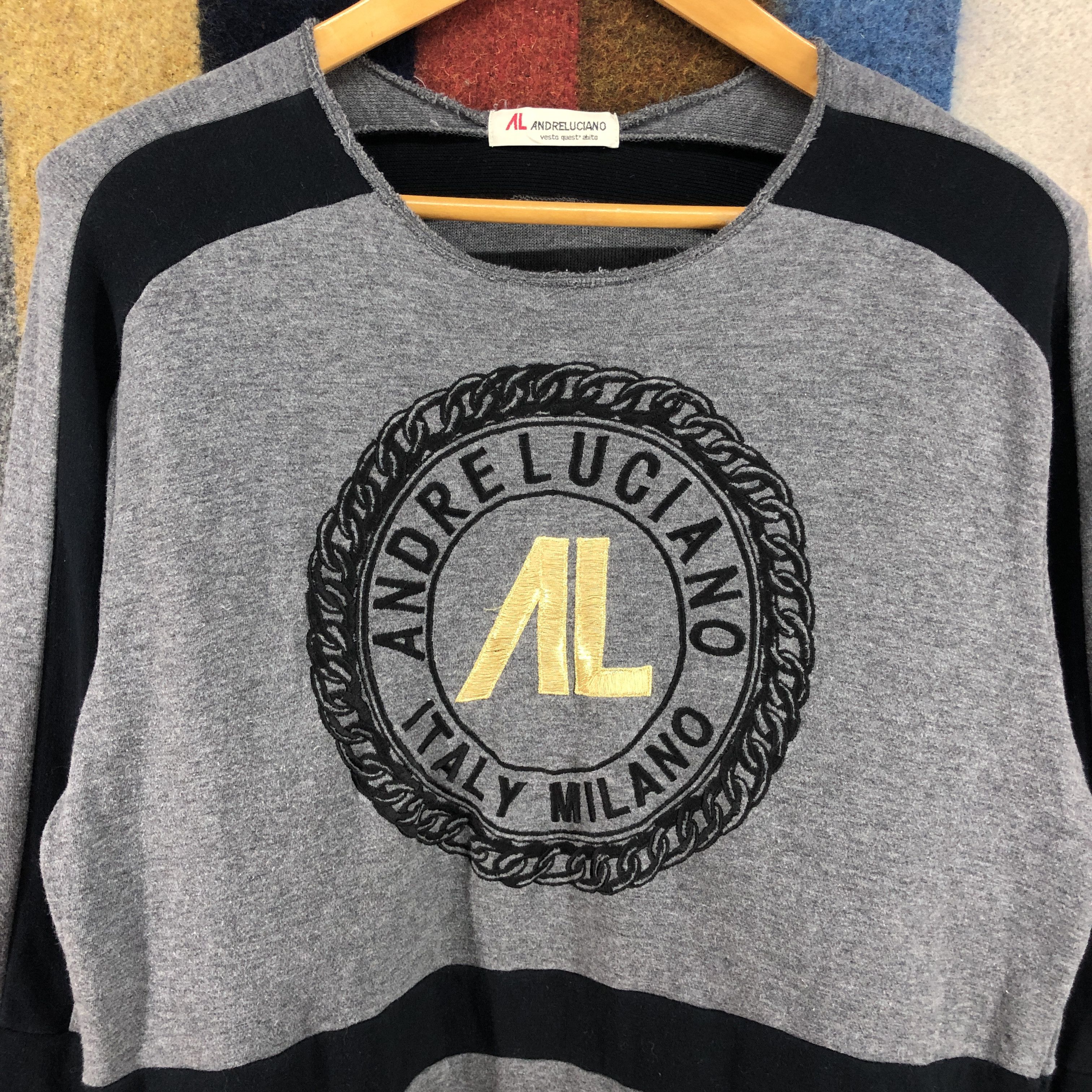 Andreluciano ANDRE LUCIANO Milano Italy Sweatshirt #0599/Z Size US M / EU 48-50 / 2 - 2 Thumbnail
