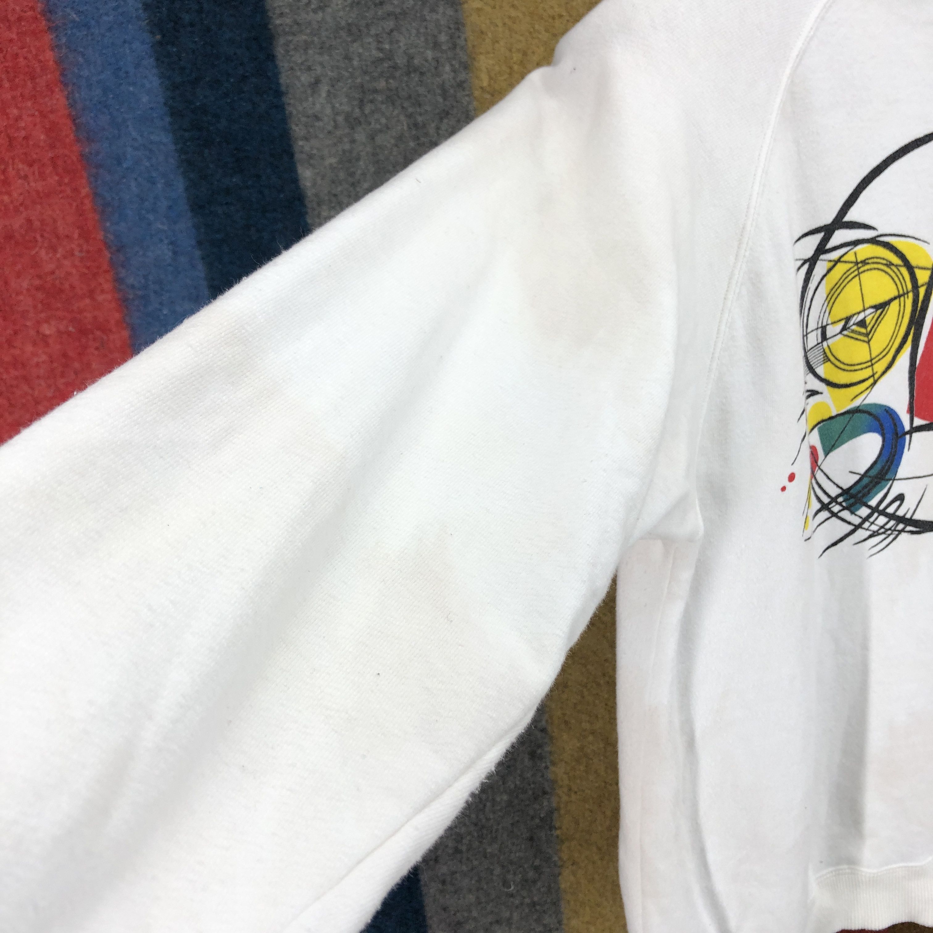 Vintage 90s Vintage ART DESIGN Crew Neck Sweatshirt #0642/AB Size US S / EU 44-46 / 1 - 10 Thumbnail