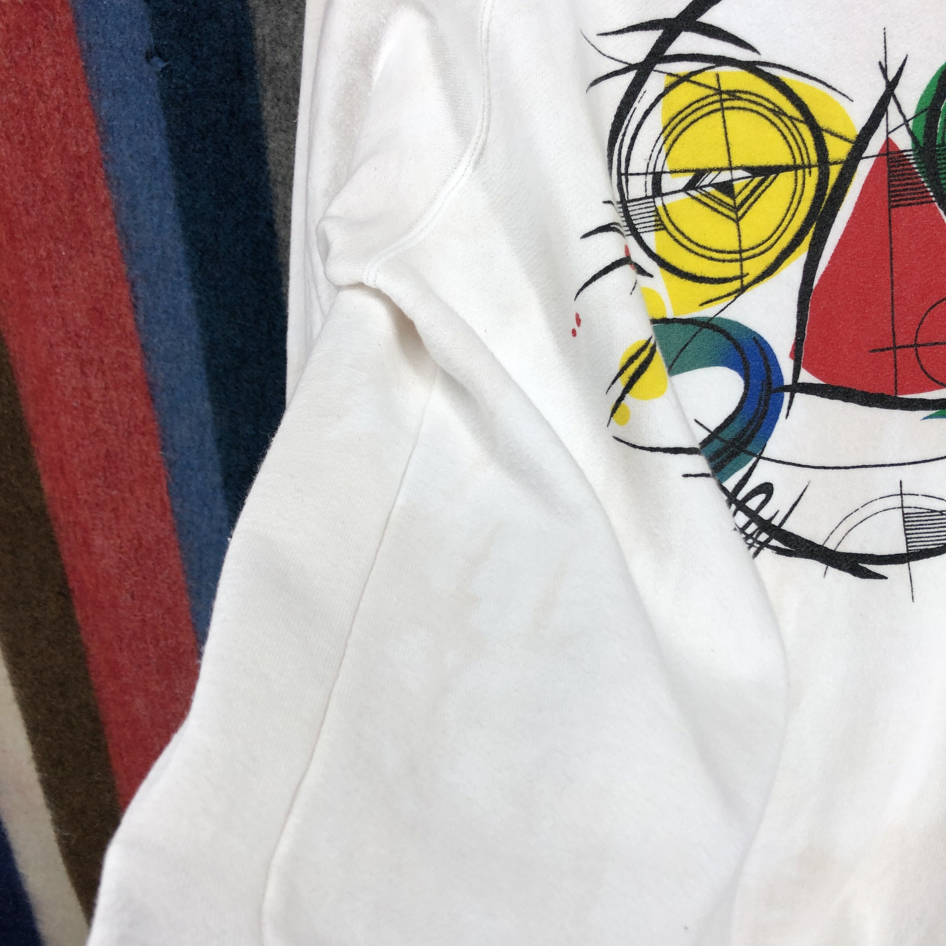 Vintage 90s Vintage ART DESIGN Crew Neck Sweatshirt #0642/AB Size US S / EU 44-46 / 1 - 4 Thumbnail