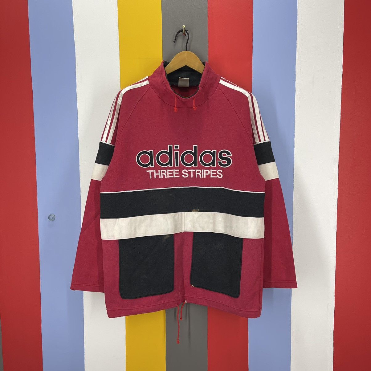 Adidas 90s Vintage ADIDAS Japanese Edition Sweatshirt #073-104 Size US L / EU 52-54 / 3 - 6 Thumbnail