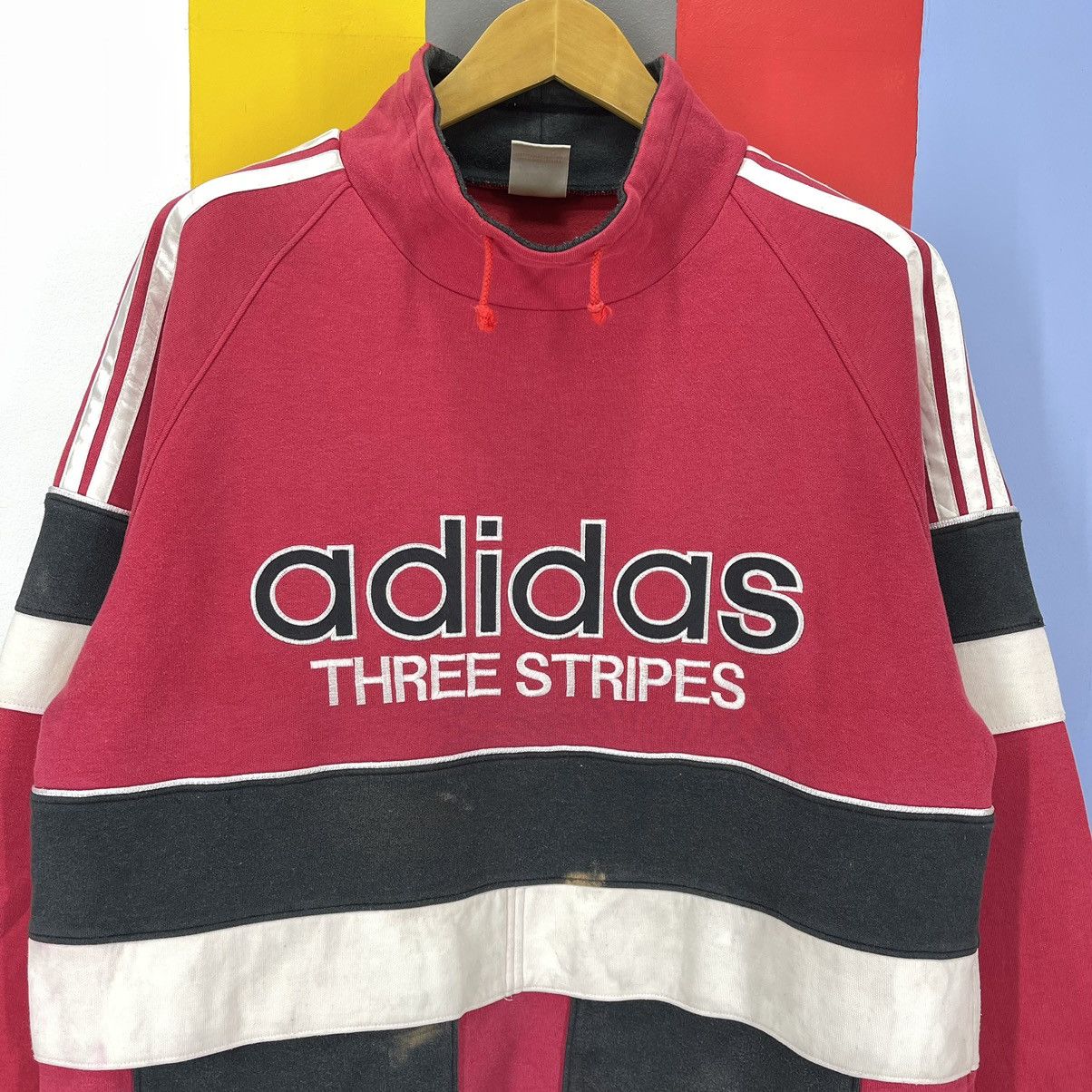 Adidas 90s Vintage ADIDAS Japanese Edition Sweatshirt #073-104 Size US L / EU 52-54 / 3 - 7 Thumbnail