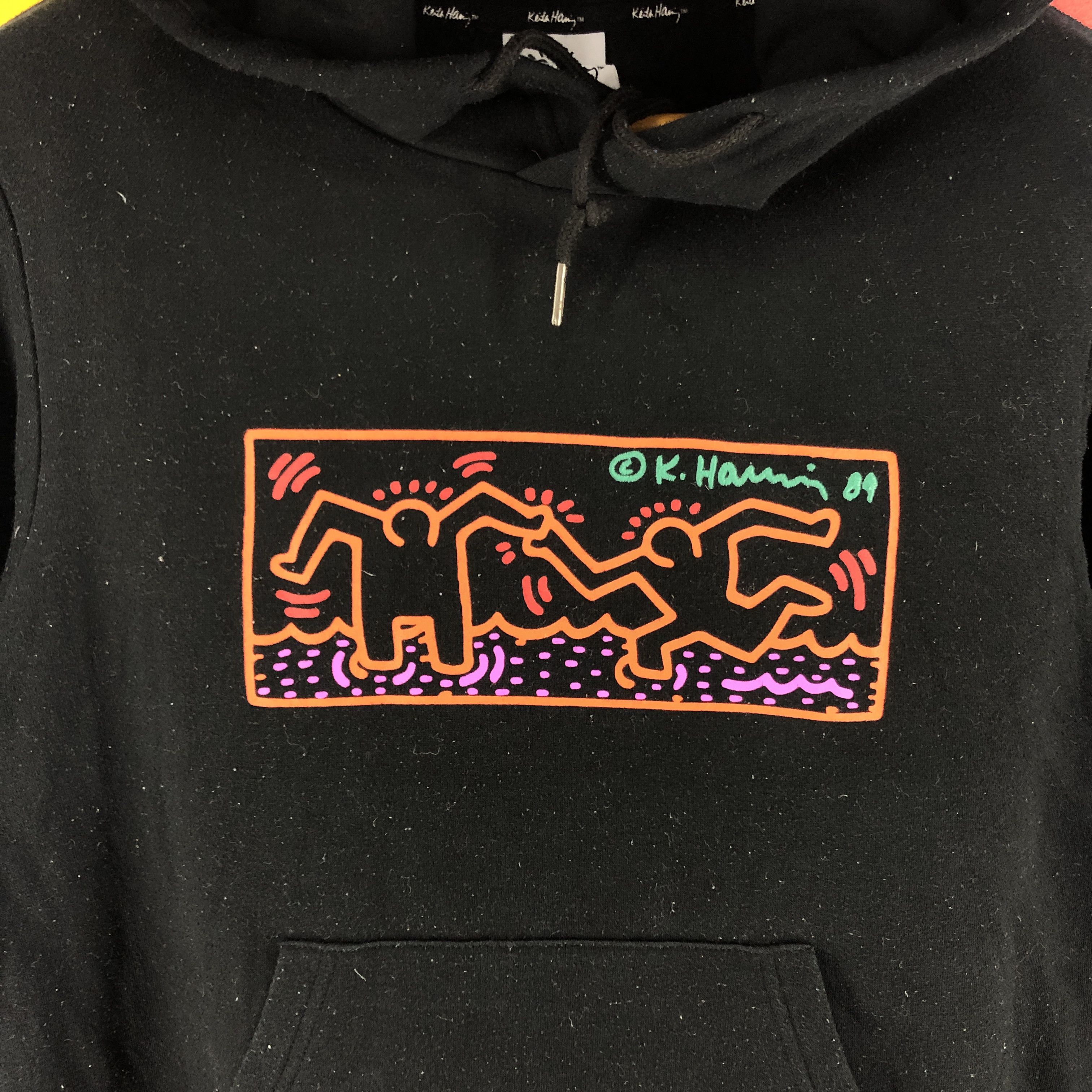 Keith Haring K HARING Hoodie Pullover #0797/W Size US S / EU 44-46 / 1 - 2 Thumbnail