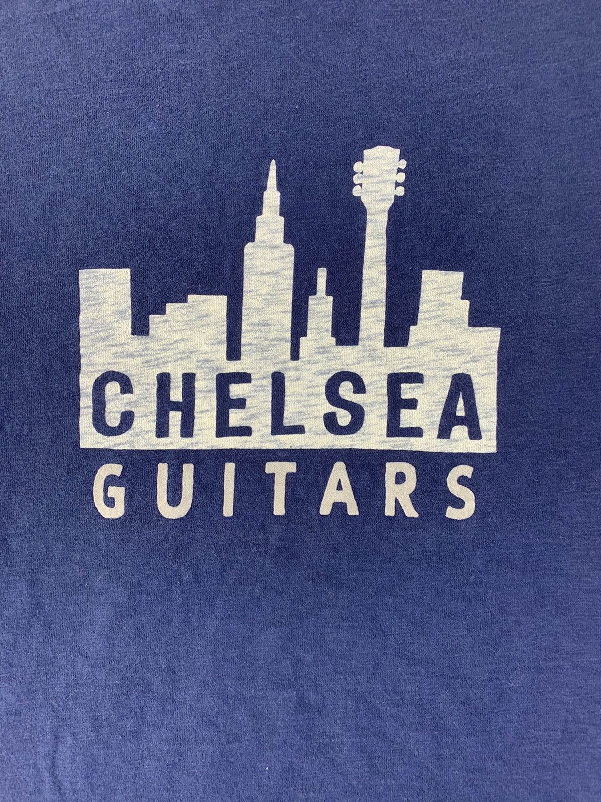 Japanese Brand Ships X Chelsea Guitar Big Guitar Towe Printed Logo Tee Size S / US 4 / IT 40 - 4 Thumbnail