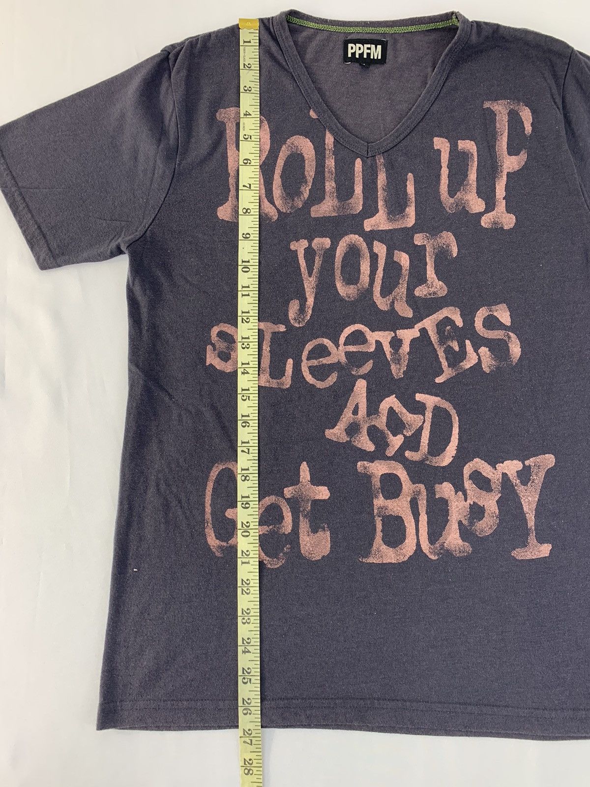 Japanese Brand Hype PPFM V Neck Humour Says Unisex Tee Size US M / EU 48-50 / 2 - 7 Thumbnail