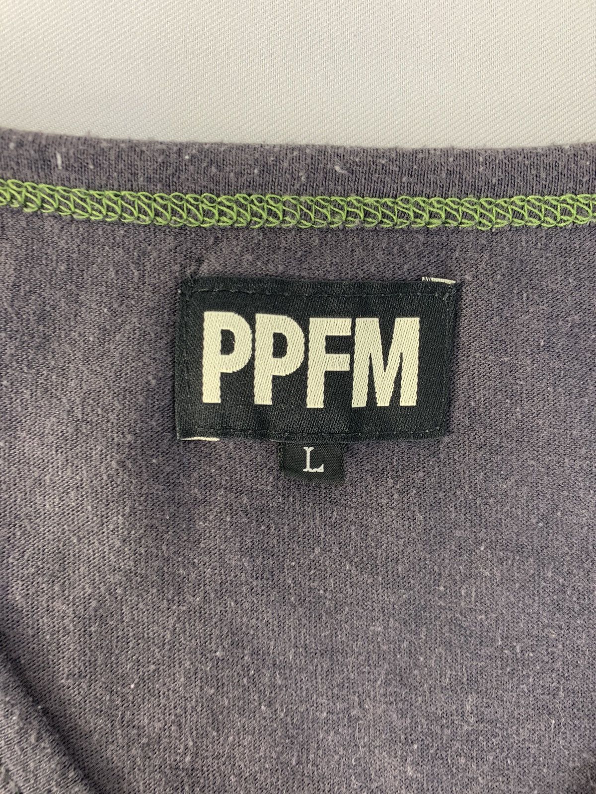 Japanese Brand Hype PPFM V Neck Humour Says Unisex Tee Size US M / EU 48-50 / 2 - 3 Thumbnail