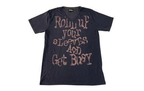 Japanese Brand Hype PPFM V Neck Humour Says Unisex Tee Size US M / EU 48-50 / 2 - 1 Thumbnail