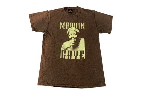 Vintage 90s Zion Rootswear Marvin Gaye American Singer Big Logo Tee Size US M / EU 48-50 / 2 - 1 Thumbnail