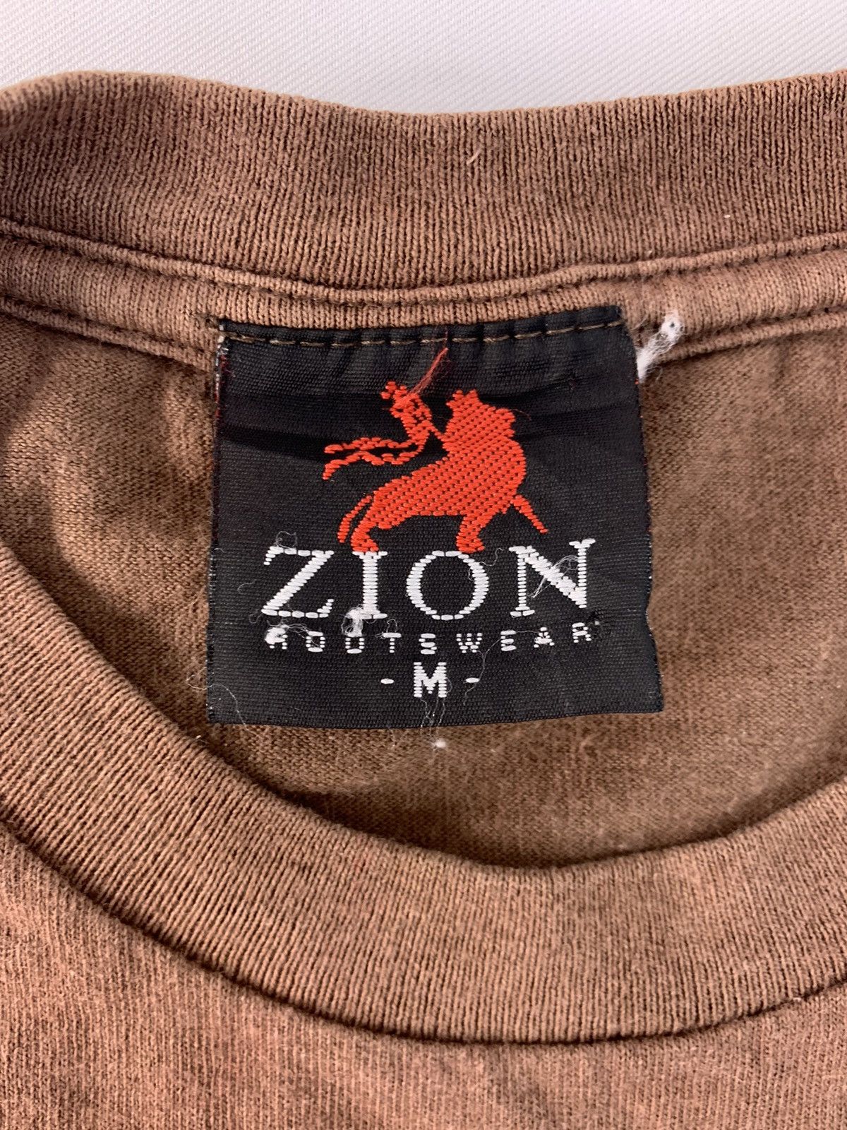 Vintage 90s Zion Rootswear Marvin Gaye American Singer Big Logo Tee Size US M / EU 48-50 / 2 - 5 Thumbnail
