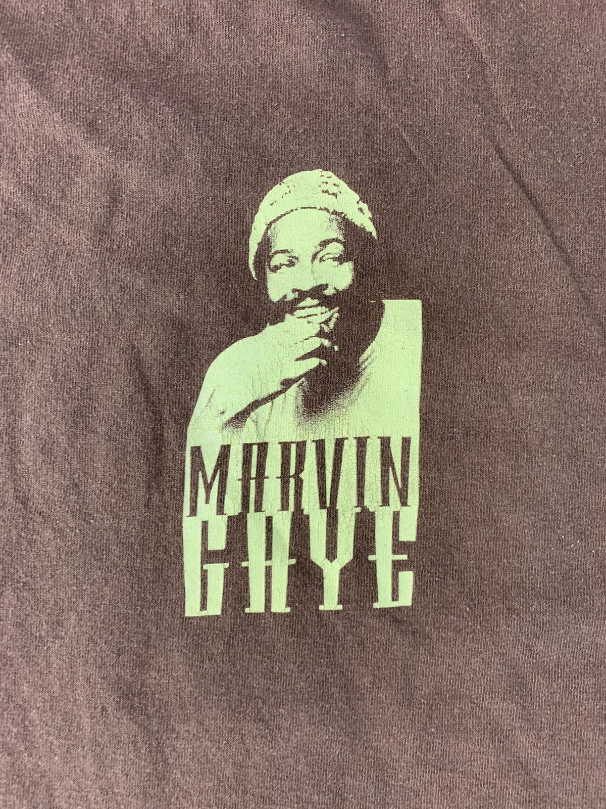 Vintage 90s Zion Rootswear Marvin Gaye American Singer Big Logo Tee Size US M / EU 48-50 / 2 - 7 Thumbnail